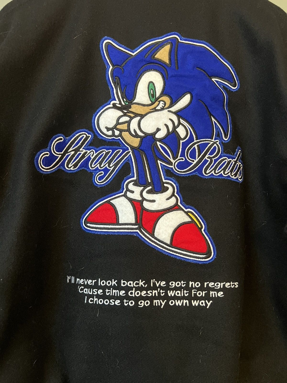 Stray Rats Stray Rats x Sonic 30th Anniversary Varsity Jacket | Grailed