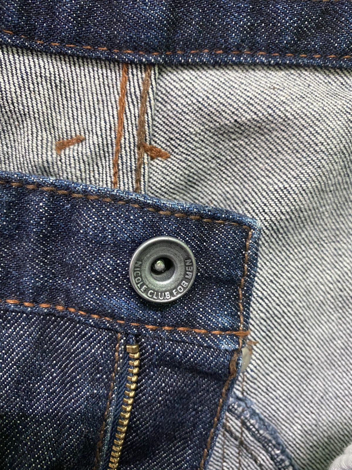 If Six Was Nine × Japanese Brand × Nicole Club Flare Nicole Club For Men Reconstructed Low Rise Snake Denim Size US 30 / EU 46 - 19 Thumbnail
