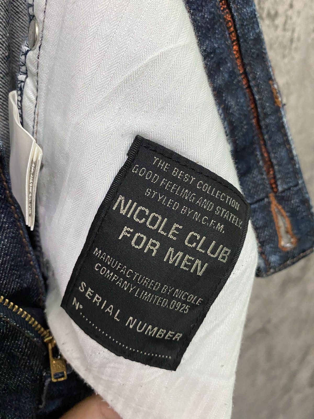 If Six Was Nine × Japanese Brand × Nicole Club Flare Nicole Club For Men Reconstructed Low Rise Snake Denim Size US 30 / EU 46 - 20 Thumbnail