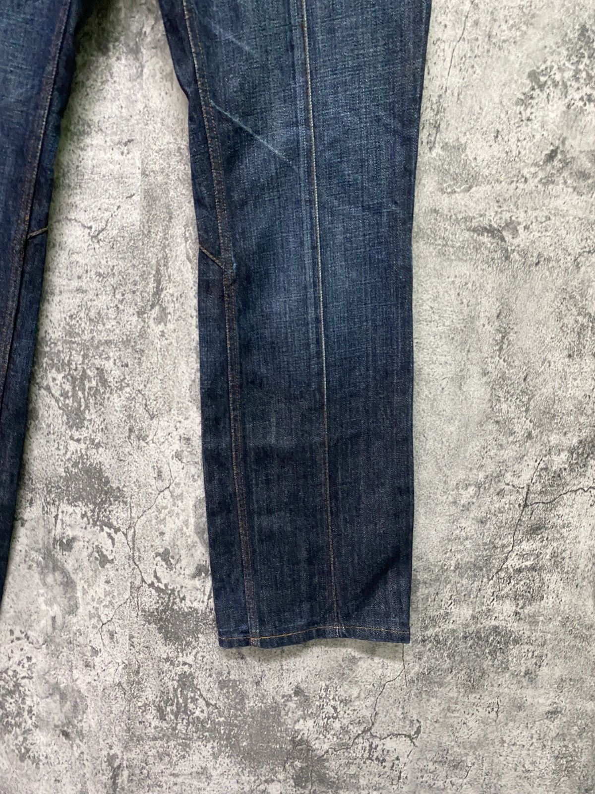 If Six Was Nine × Japanese Brand × Nicole Club Flare Nicole Club For Men Reconstructed Low Rise Snake Denim Size US 30 / EU 46 - 6 Thumbnail