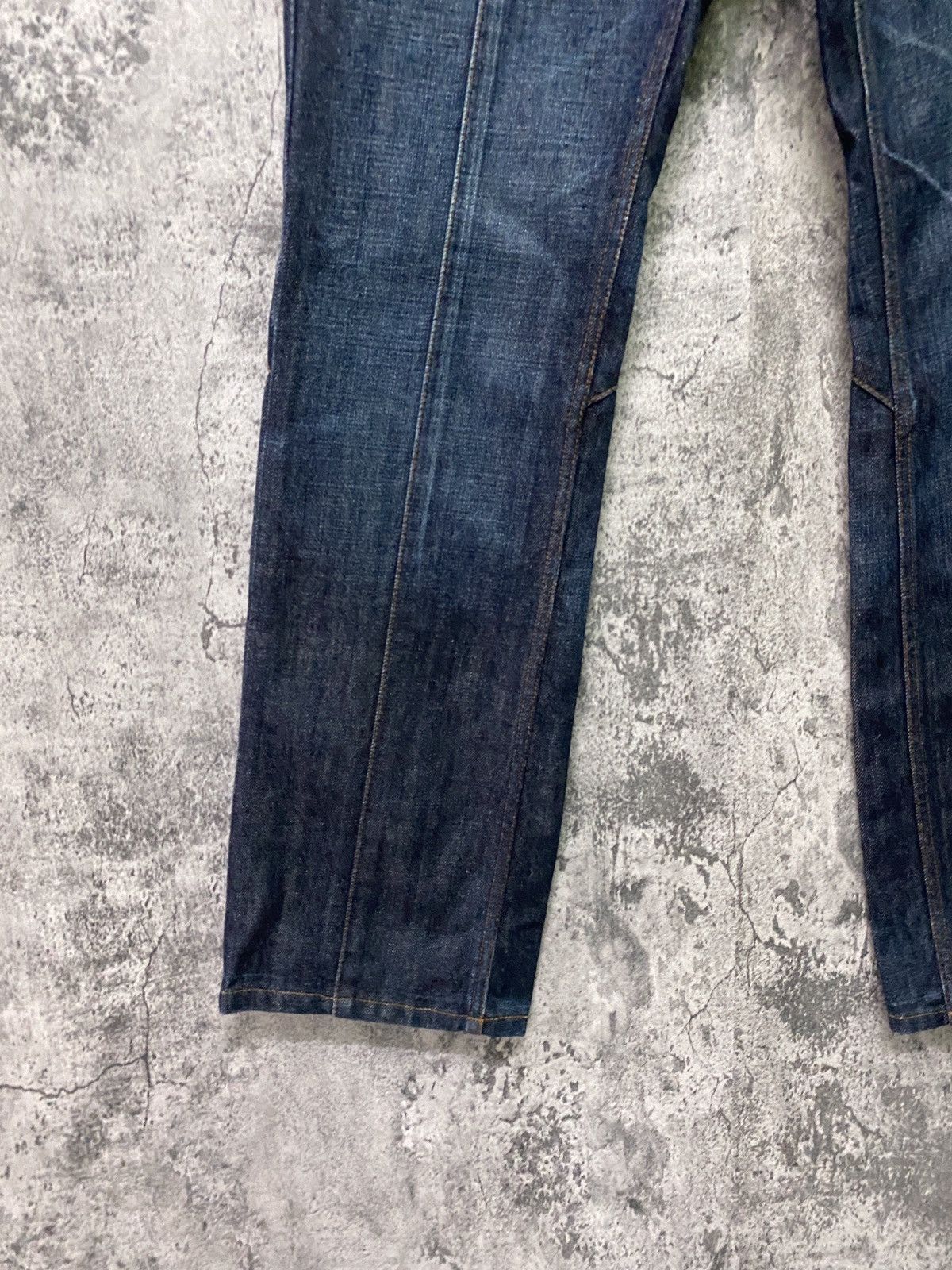 If Six Was Nine × Japanese Brand × Nicole Club Flare Nicole Club For Men Reconstructed Low Rise Snake Denim Size US 30 / EU 46 - 5 Thumbnail