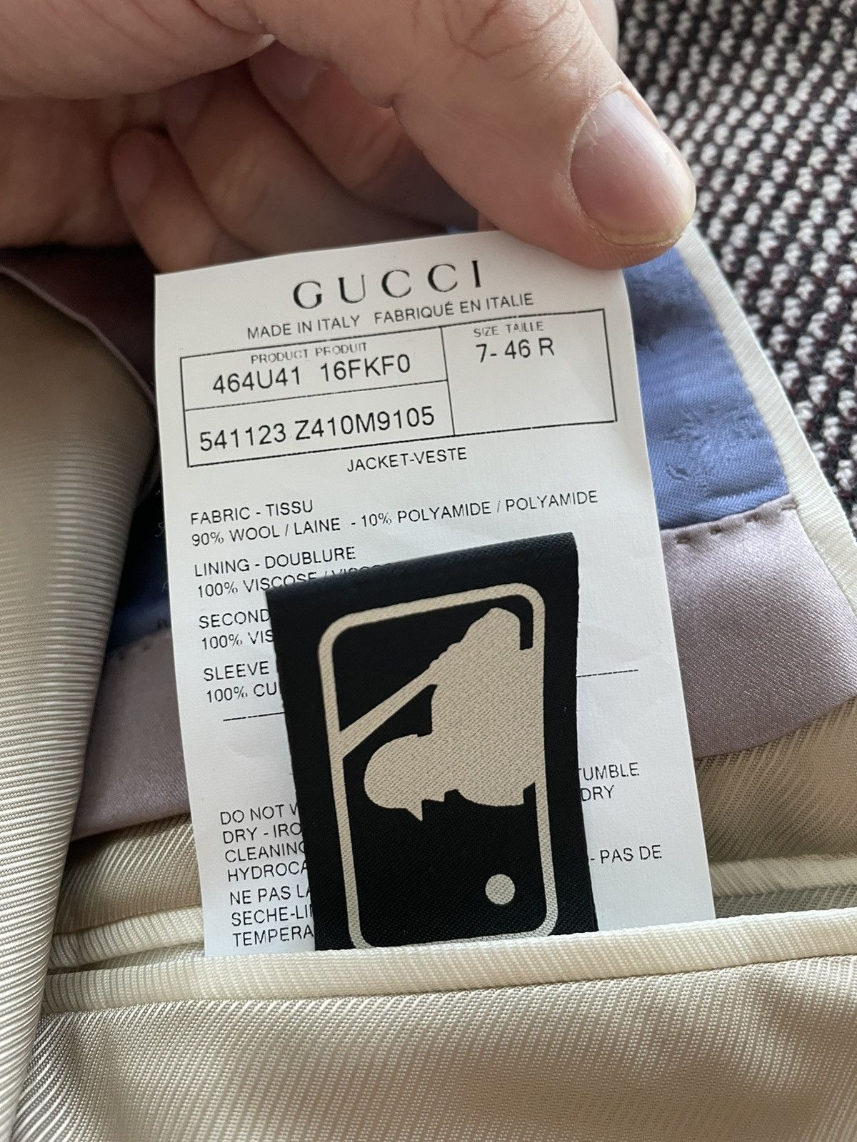 Gucci × New York Yankees $4K NEW Rare Super Runway NY Yankees Limited Edition Blazsr Size 46R - 6 Thumbnail