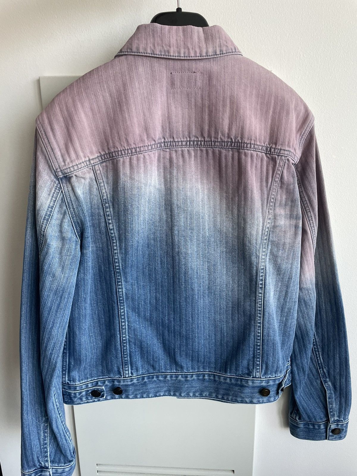 Hedi Slimane × Saint Laurent Paris × Yves Saint Laurent $2k Rare Super Runway Limited Edition Skinny Denim Jacket Size XL / US 12-14 / IT 48-50 - 20 Thumbnail