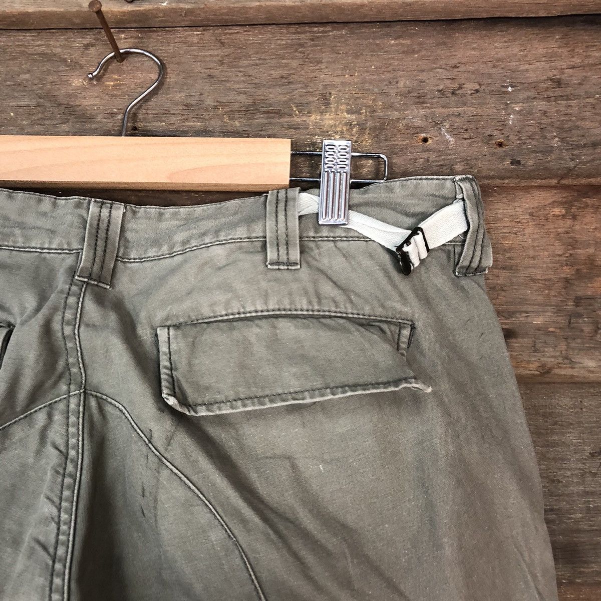Global Work DLL Global Work Green Olive Cargo Multipocket Pants #1520 Size US 34 / EU 50 - 12 Thumbnail