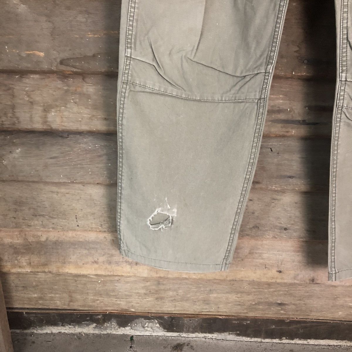 Global Work DLL Global Work Green Olive Cargo Multipocket Pants #1520 Size US 34 / EU 50 - 6 Thumbnail