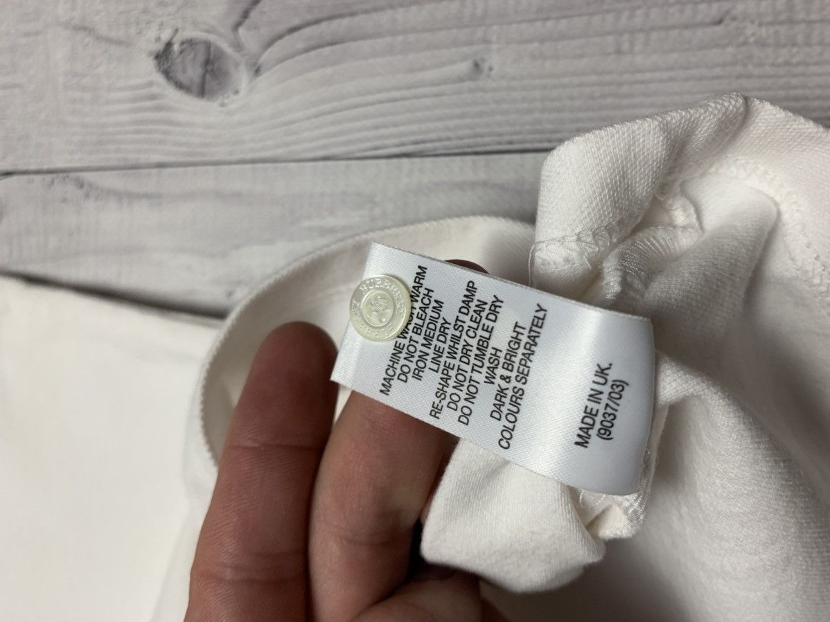 Burberry × Vintage Vintage Burberry polo women’s crop top tee size S/M Size M / US 6-8 / IT 42-44 - 6 Thumbnail
