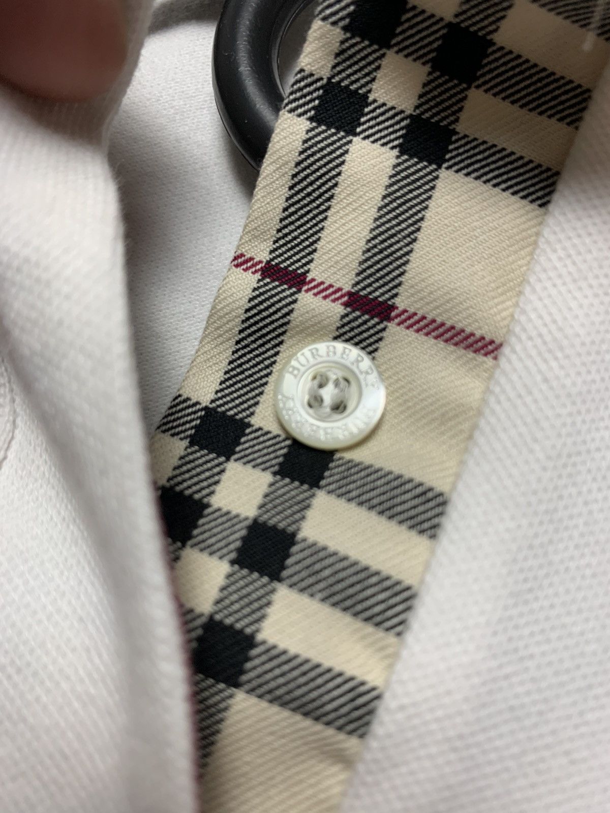 Burberry × Vintage Vintage Burberry polo women’s crop top tee size S/M Size M / US 6-8 / IT 42-44 - 4 Thumbnail