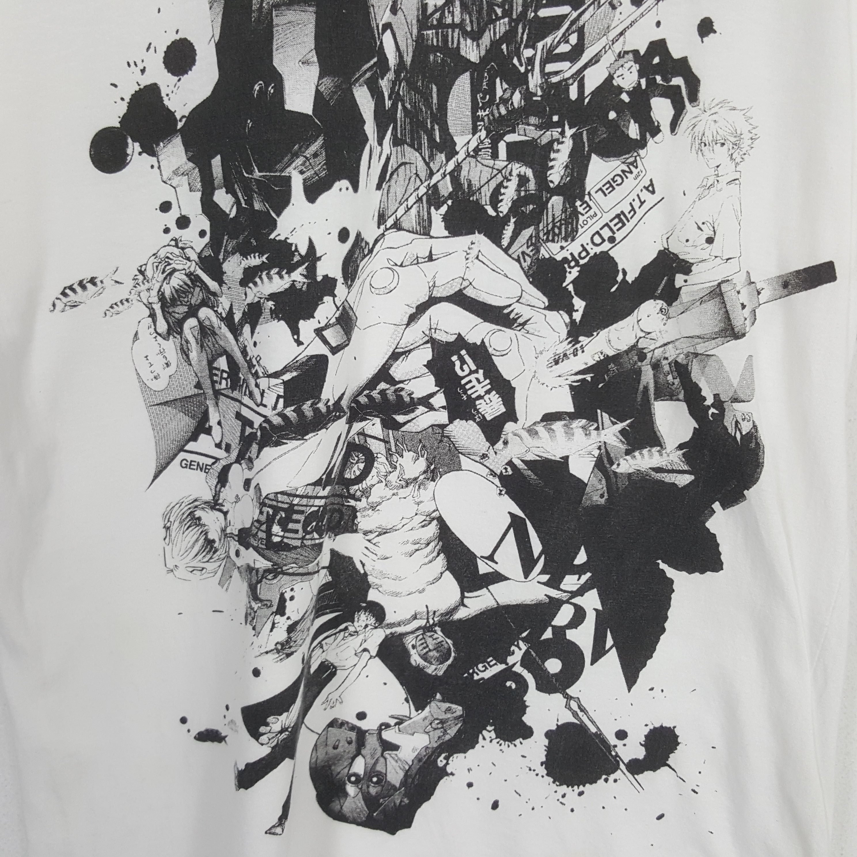 Cartoon Network × Vintage Vintage Evangelion 90's Anime Japan Tshirt Size US S / EU 44-46 / 1 - 2 Thumbnail