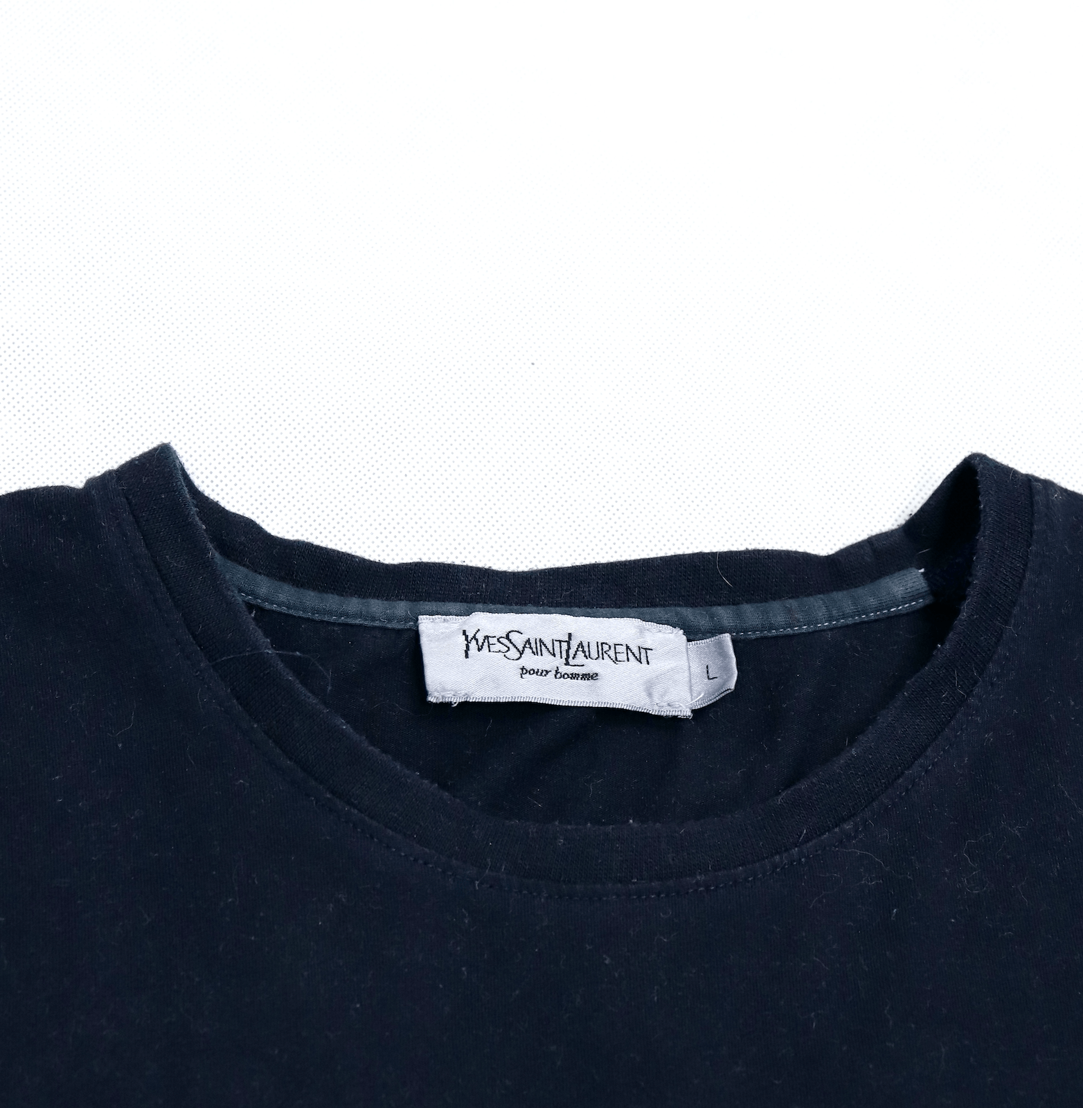 Yves Saint Laurent YSL Classic Chest Logo T-Shirt Size US L / EU 52-54 / 3 - 3 Thumbnail