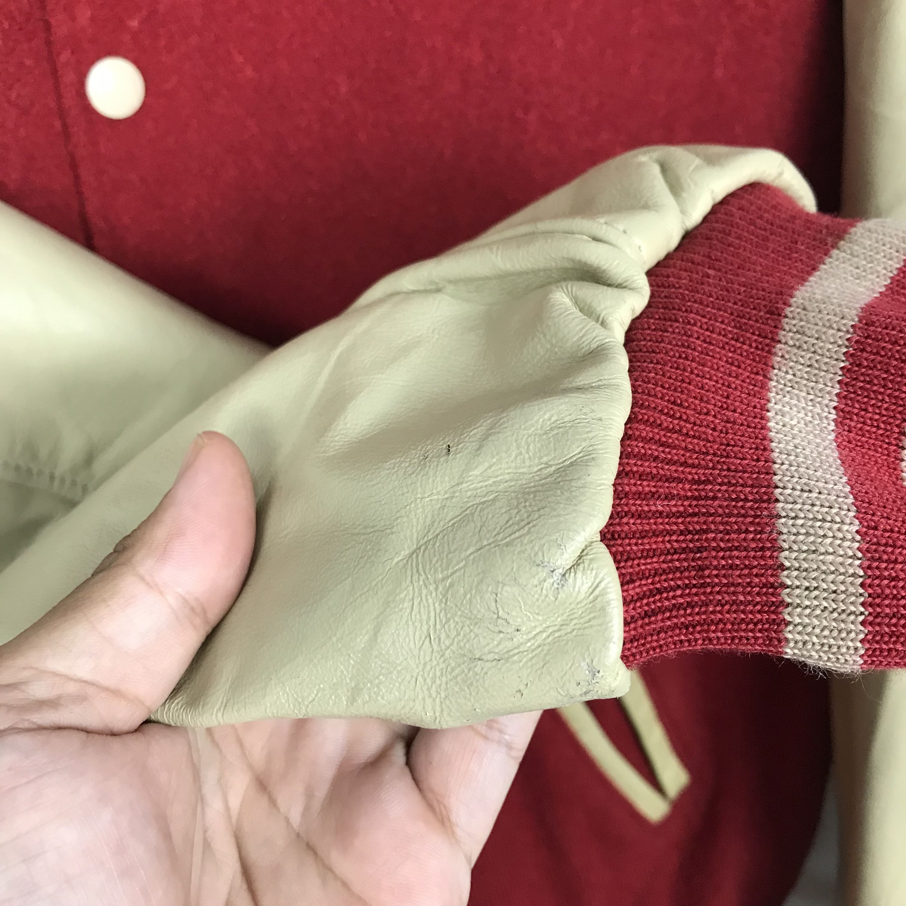 Holloway Vintage Holloway Wool Leather Sleeve Varsity Size US M / EU 48-50 / 2 - 15 Thumbnail