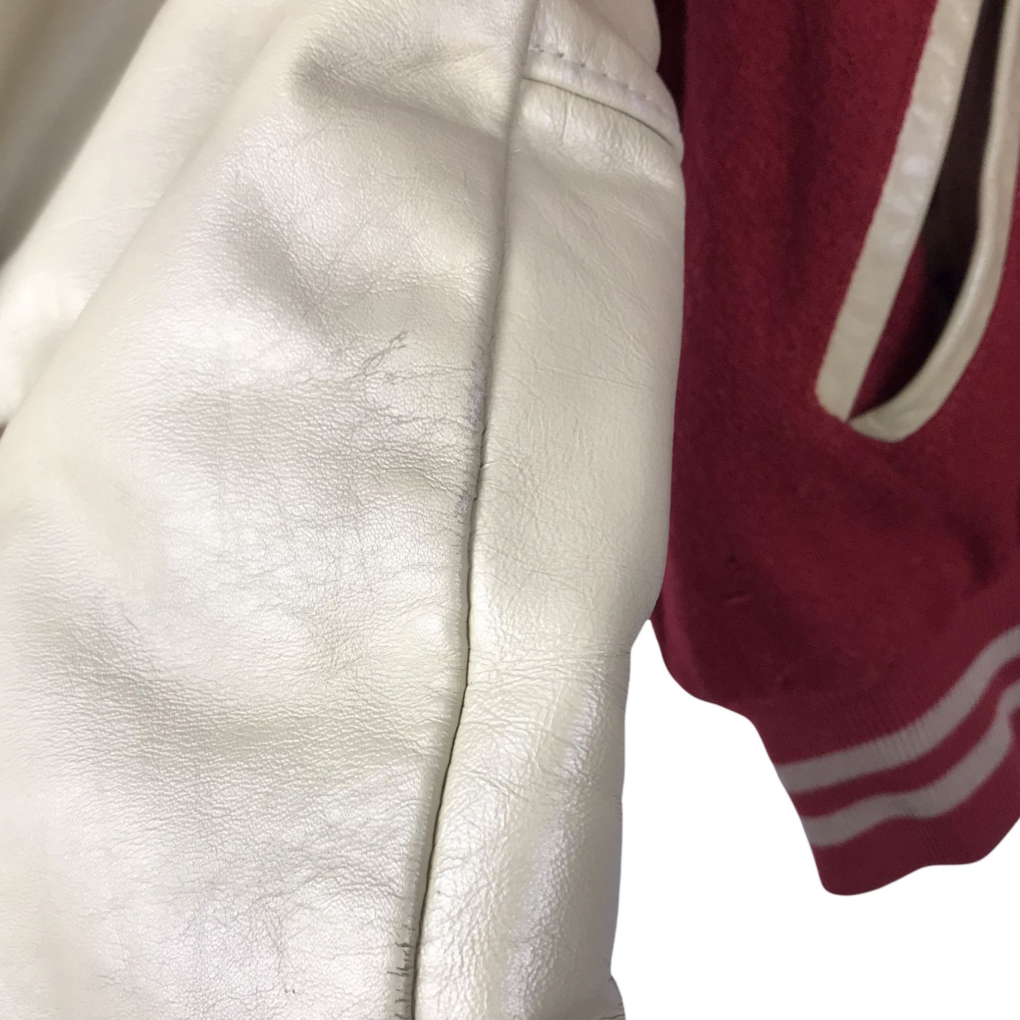 Holloway Vintage Holloway Wool Leather Sleeve Varsity Size US M / EU 48-50 / 2 - 12 Thumbnail