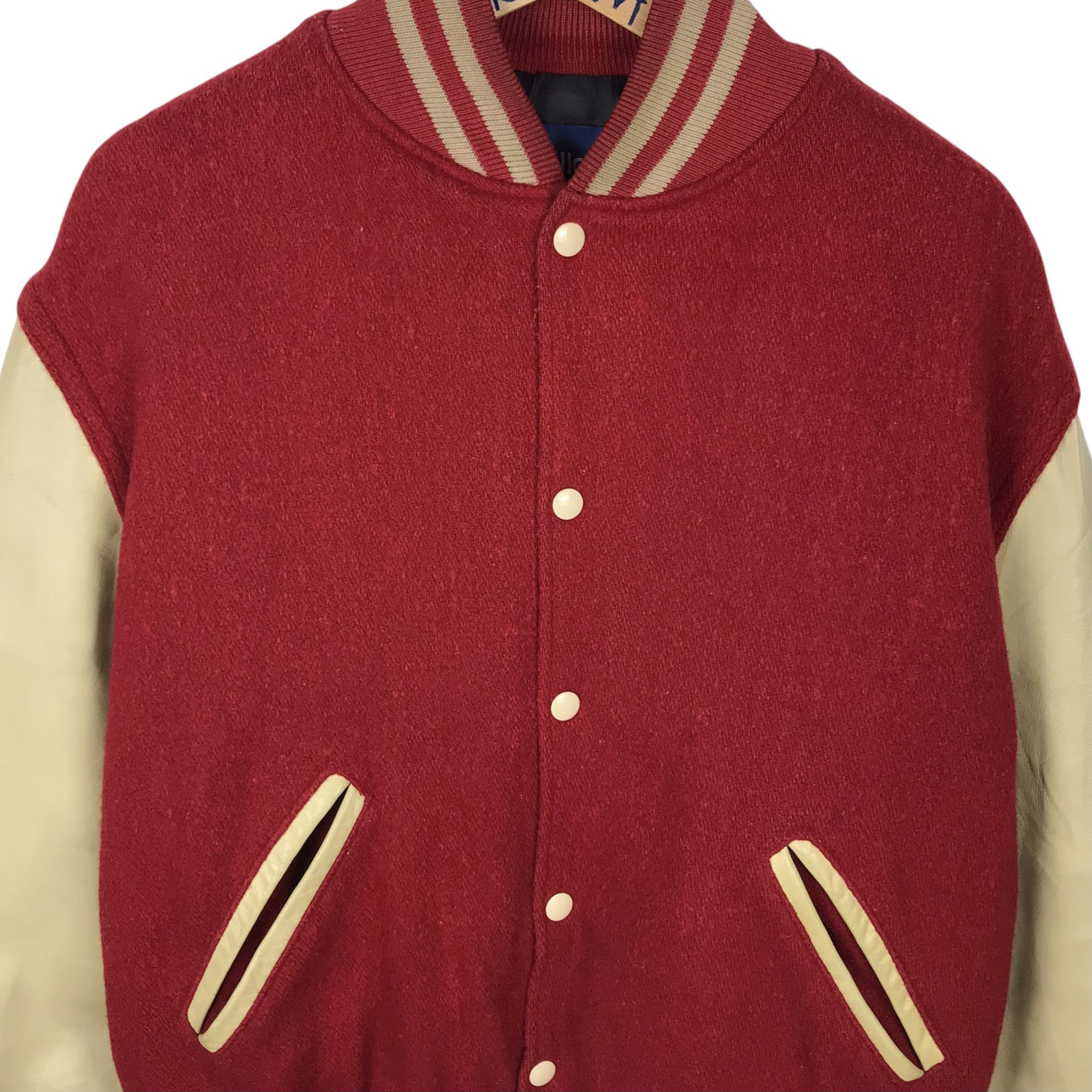 Holloway Vintage Holloway Wool Leather Sleeve Varsity Size US M / EU 48-50 / 2 - 2 Thumbnail