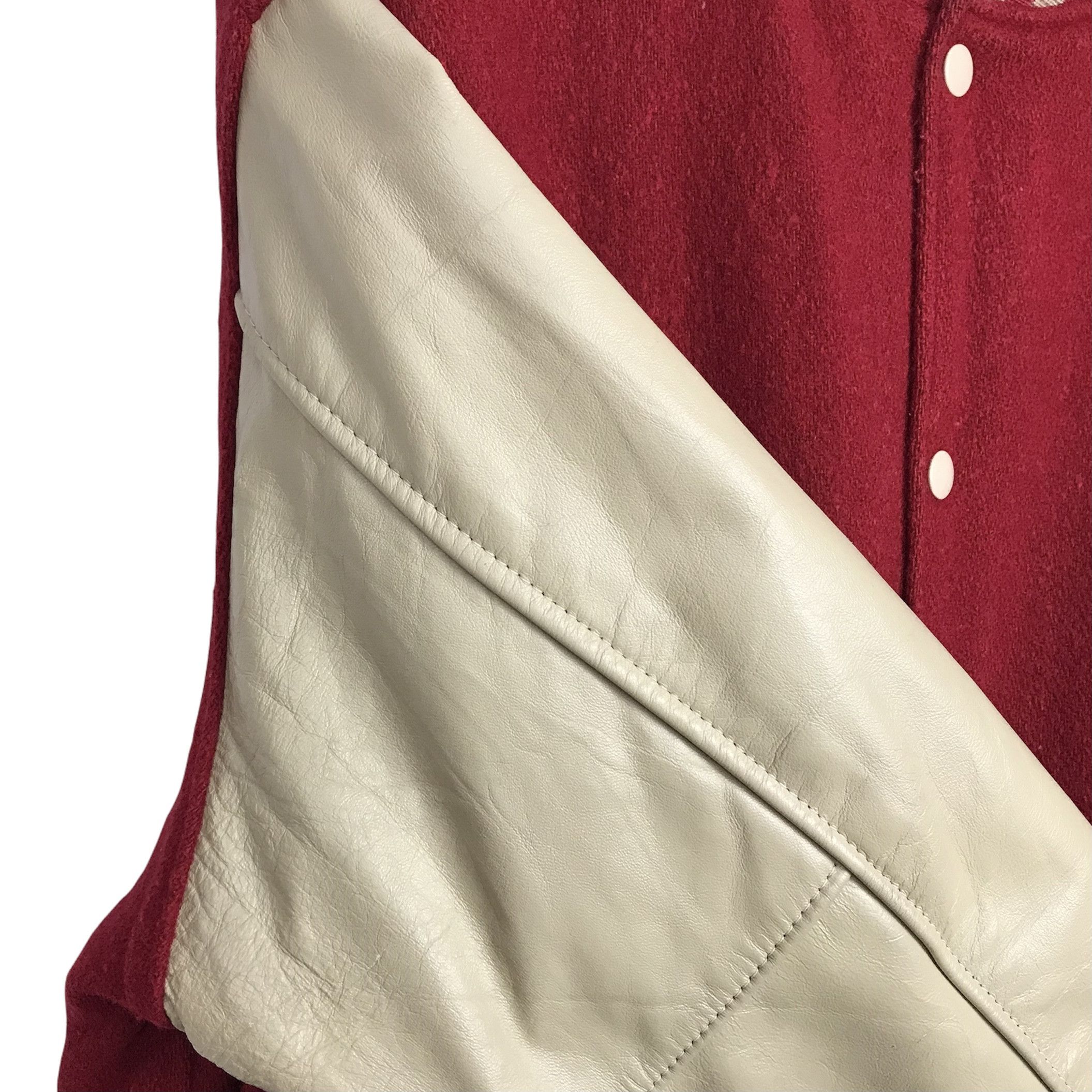 Holloway Vintage Holloway Wool Leather Sleeve Varsity Size US M / EU 48-50 / 2 - 13 Thumbnail