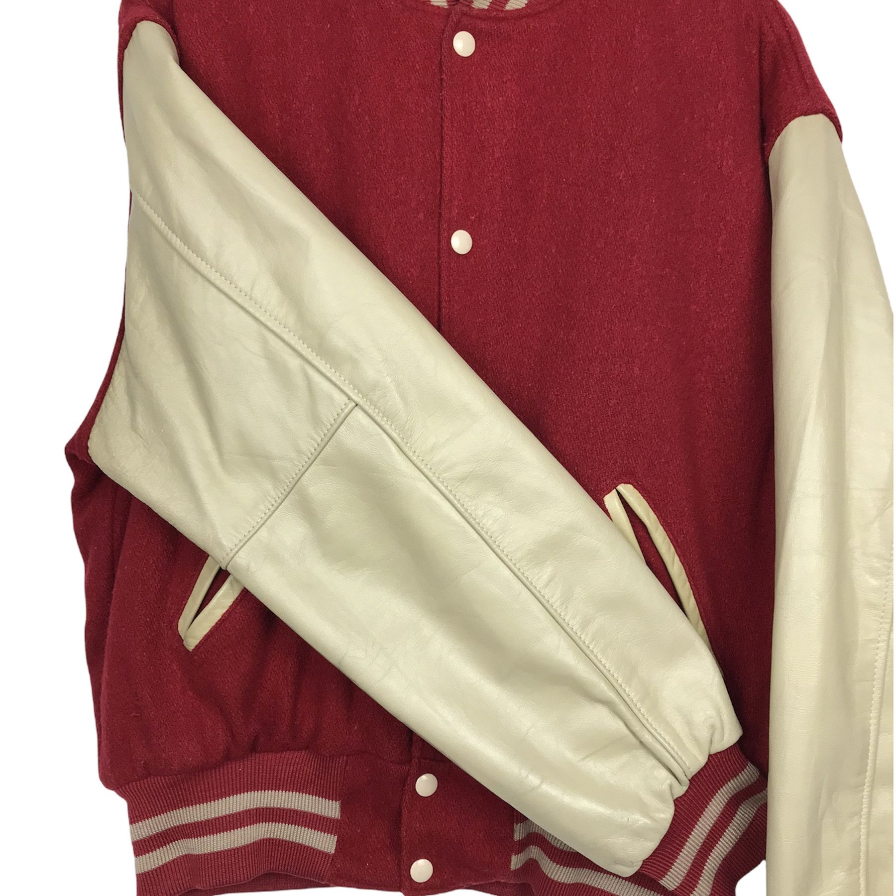 Holloway Vintage Holloway Wool Leather Sleeve Varsity Size US M / EU 48-50 / 2 - 4 Thumbnail