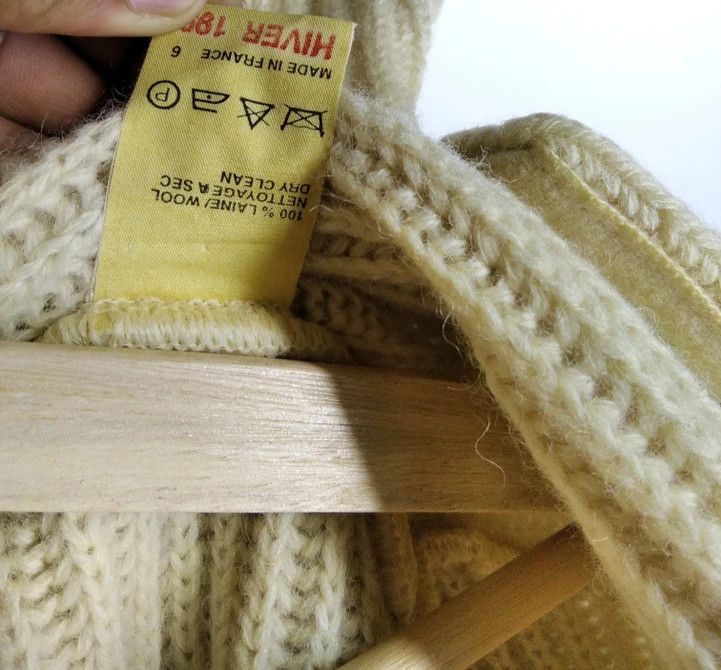 A.P.C. × Designer × Vintage 💥True Vintage 💥A.P.C X HIVER (1998) Wool Buttons Knitwear Size US L / EU 52-54 / 3 - 4 Thumbnail