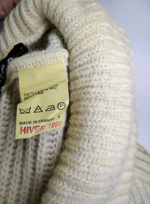 A.P.C. × Designer × Vintage 💥True Vintage 💥A.P.C X HIVER (1998) Wool Buttons Knitwear Size US L / EU 52-54 / 3 - 3 Thumbnail