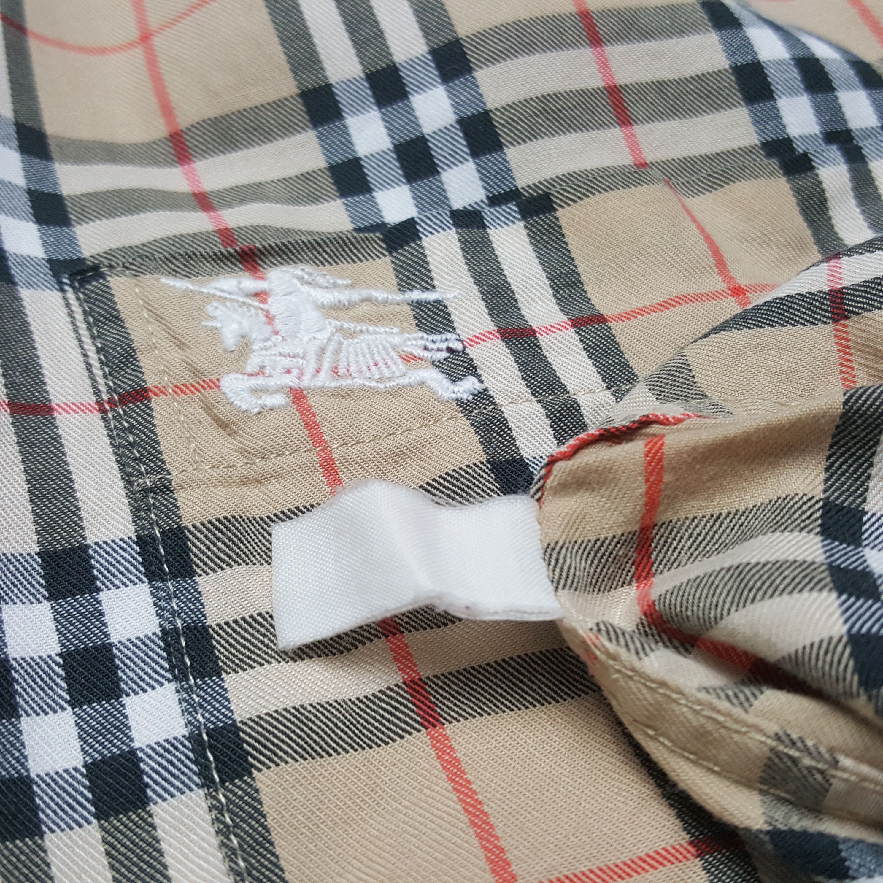 Burberry × Vintage Vintage Burberry Nova Check Button Up Shirt Size US M / EU 48-50 / 2 - 6 Thumbnail