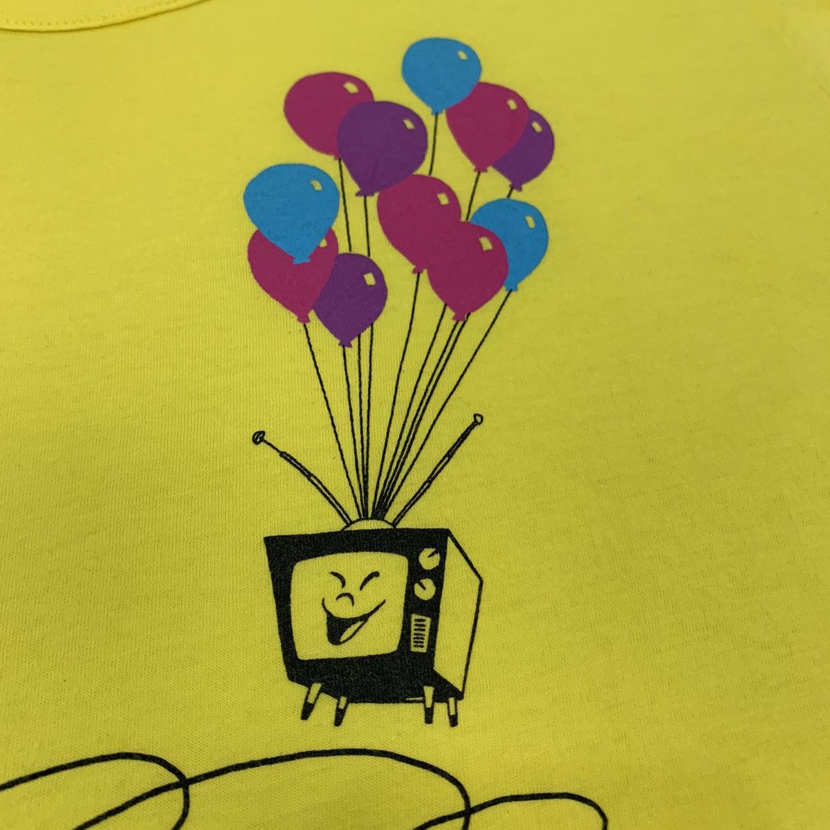 Japanese Brand × Takashi Murakami × Vintage Vintag 90s 24HOUR TELEVISION Pixar Balloon SingleStitch Tee Size US M / EU 48-50 / 2 - 5 Thumbnail