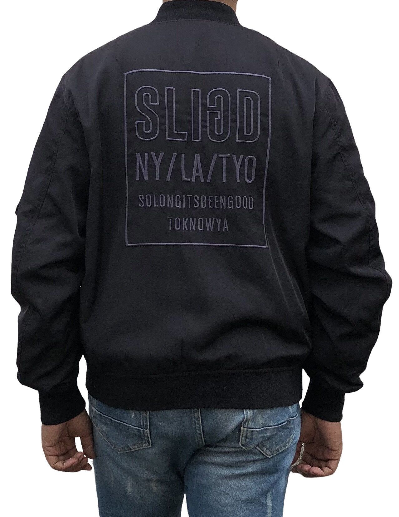 Japanese Brand 🔥B ONE SOUL Patch Bomber Jacket Size US L / EU 52-54 / 3 - 3 Thumbnail