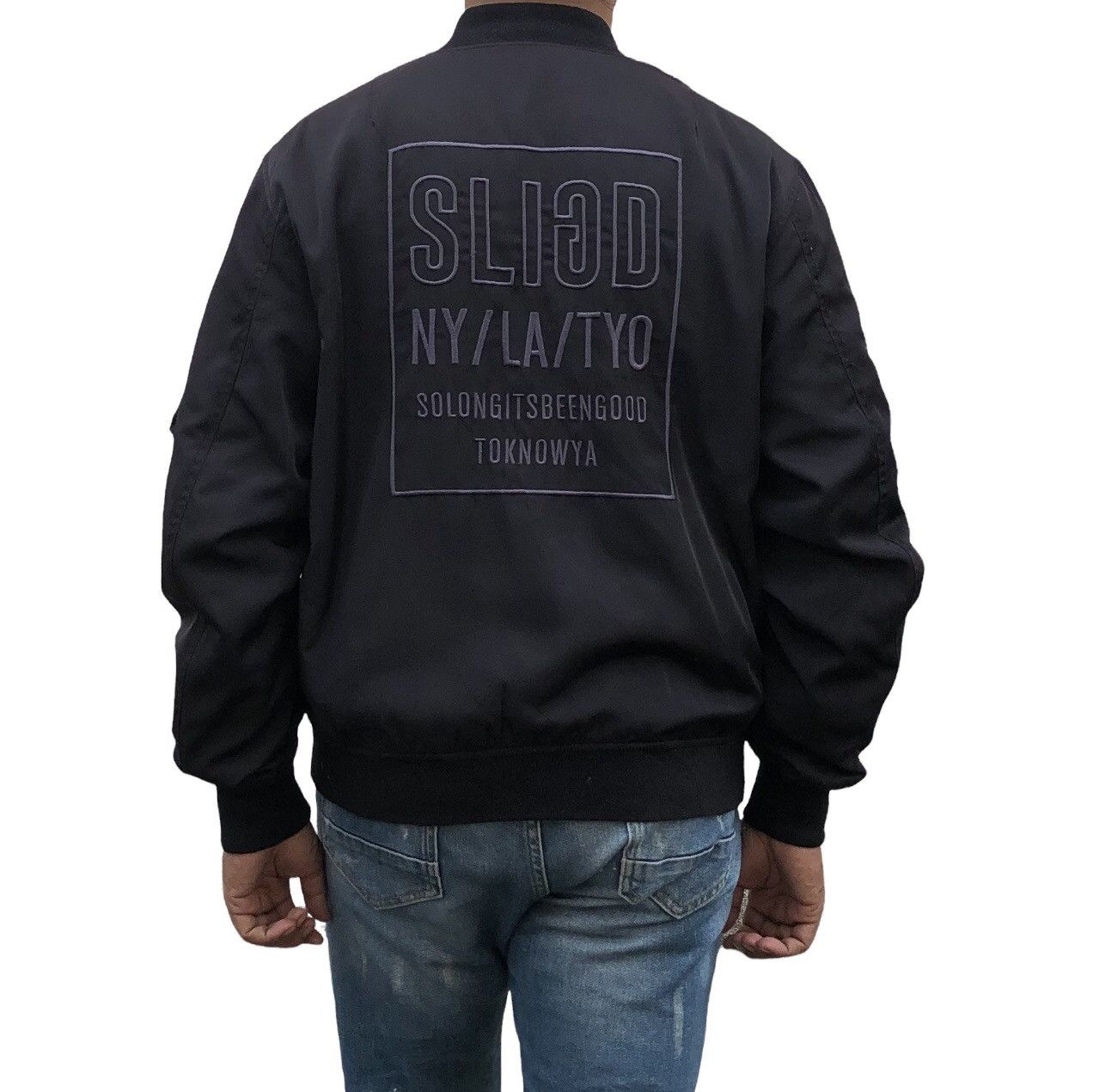 Japanese Brand 🔥B ONE SOUL Patch Bomber Jacket Size US L / EU 52-54 / 3 - 2 Thumbnail