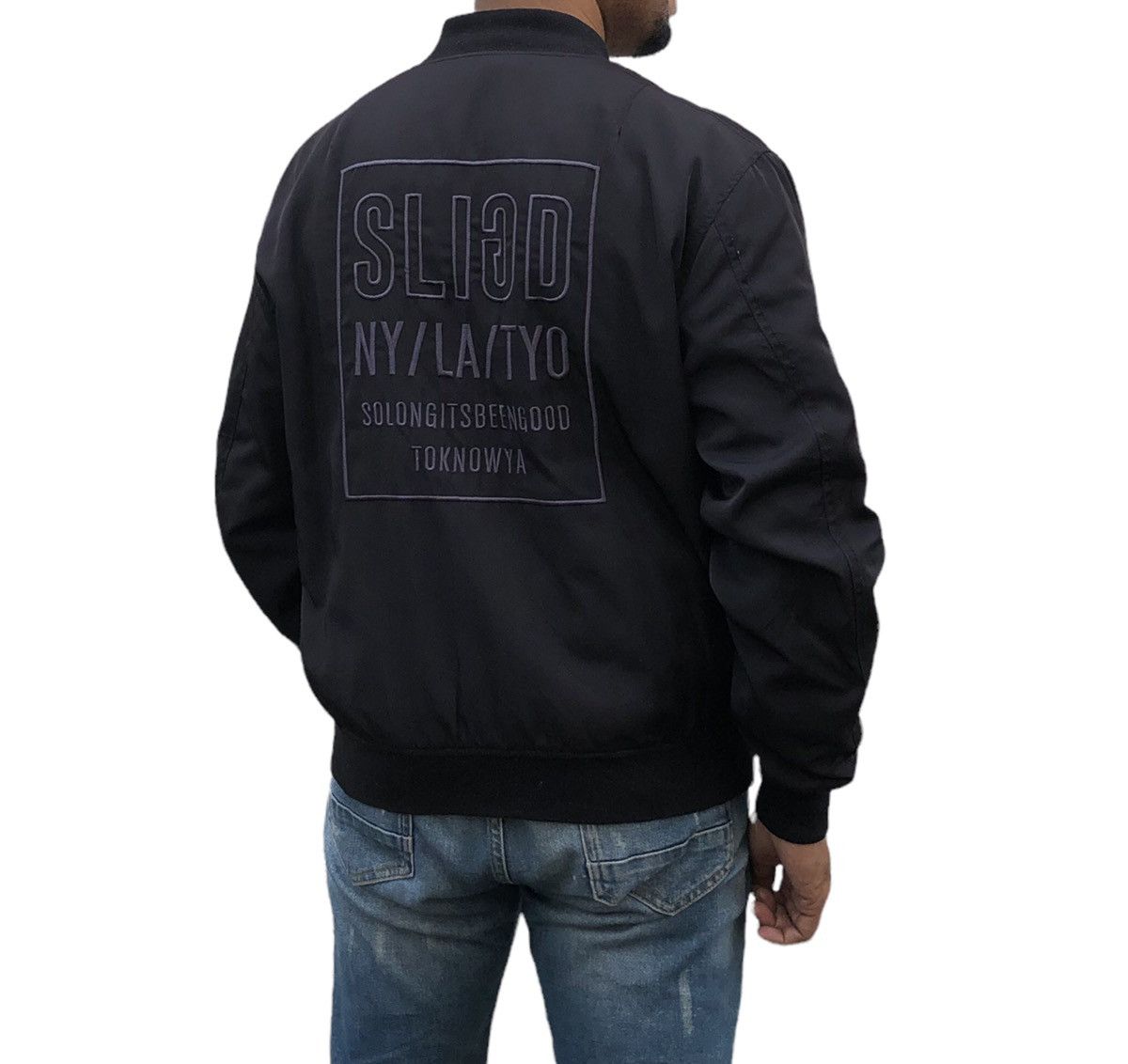 Japanese Brand 🔥B ONE SOUL Patch Bomber Jacket Size US L / EU 52-54 / 3 - 4 Thumbnail