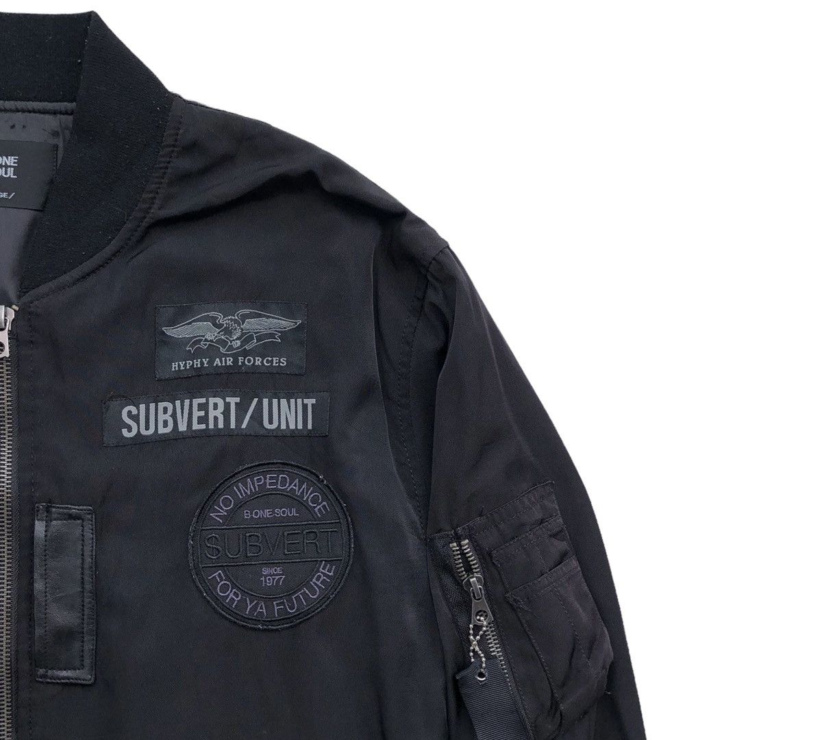 Japanese Brand 🔥B ONE SOUL Patch Bomber Jacket Size US L / EU 52-54 / 3 - 7 Thumbnail