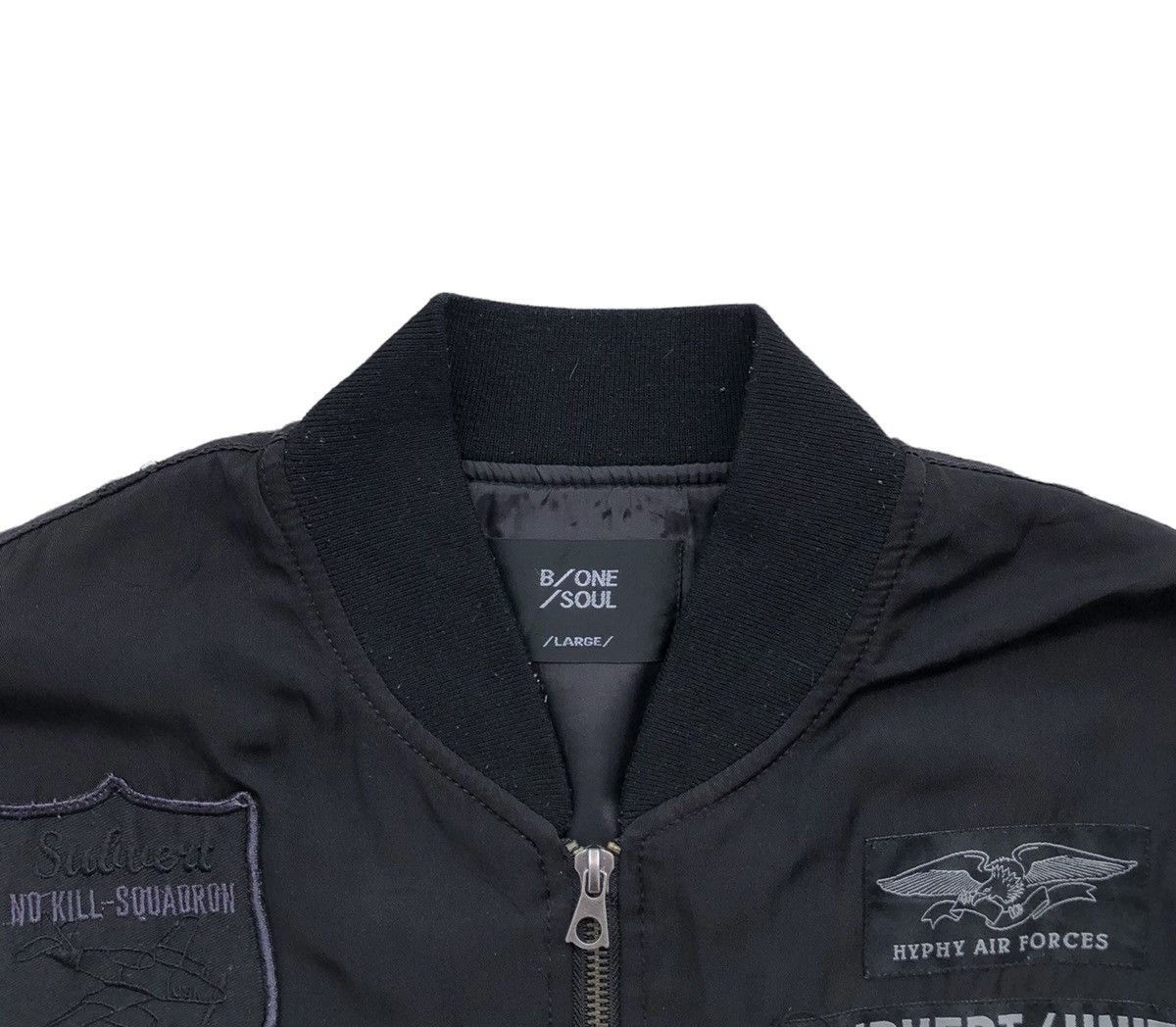 Japanese Brand 🔥B ONE SOUL Patch Bomber Jacket Size US L / EU 52-54 / 3 - 9 Thumbnail