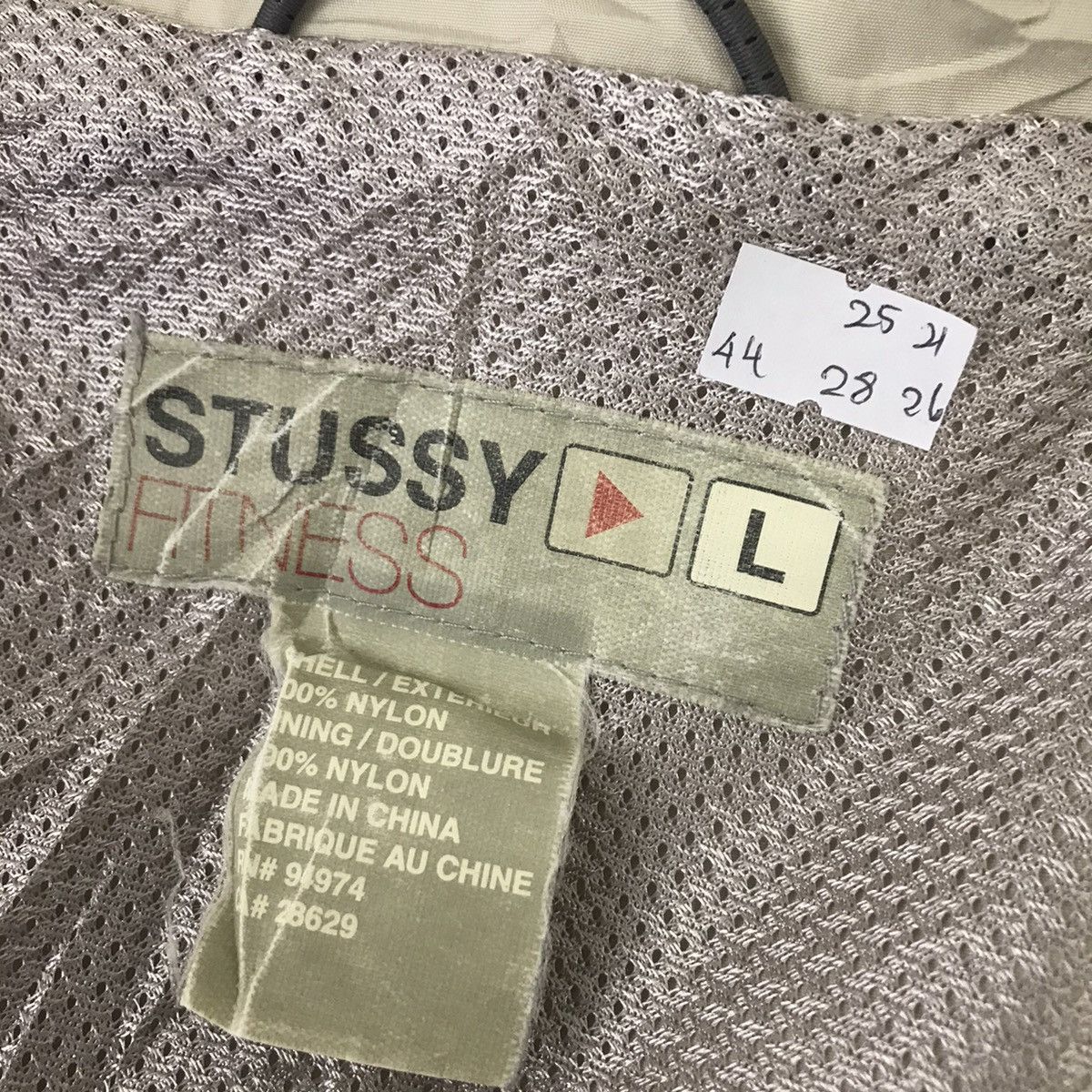 Stussy × Vintage Stussy Fitness windbreaker zippier jacket Size US L / EU 52-54 / 3 - 7 Thumbnail