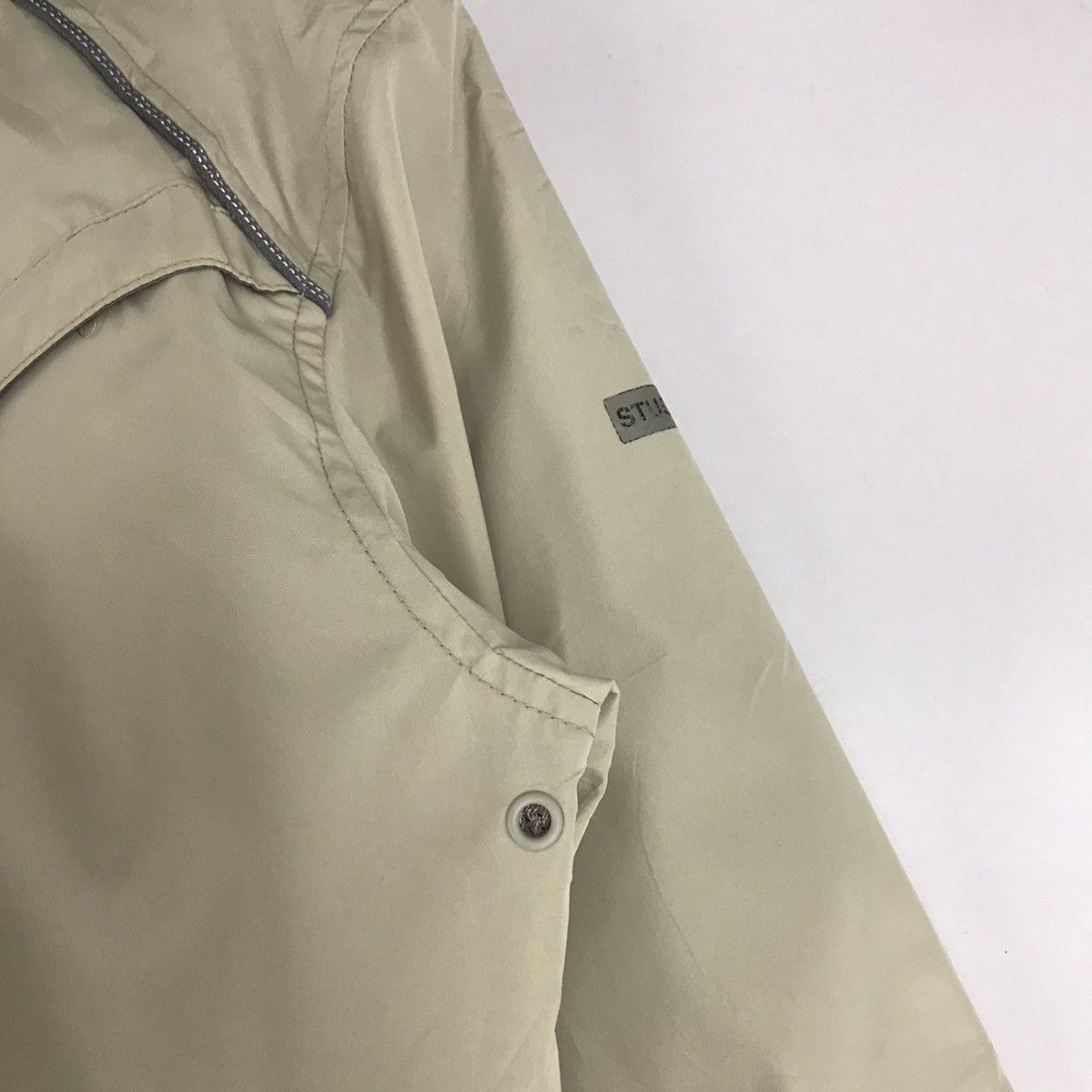 Stussy × Vintage Stussy Fitness windbreaker zippier jacket Size US L / EU 52-54 / 3 - 4 Thumbnail
