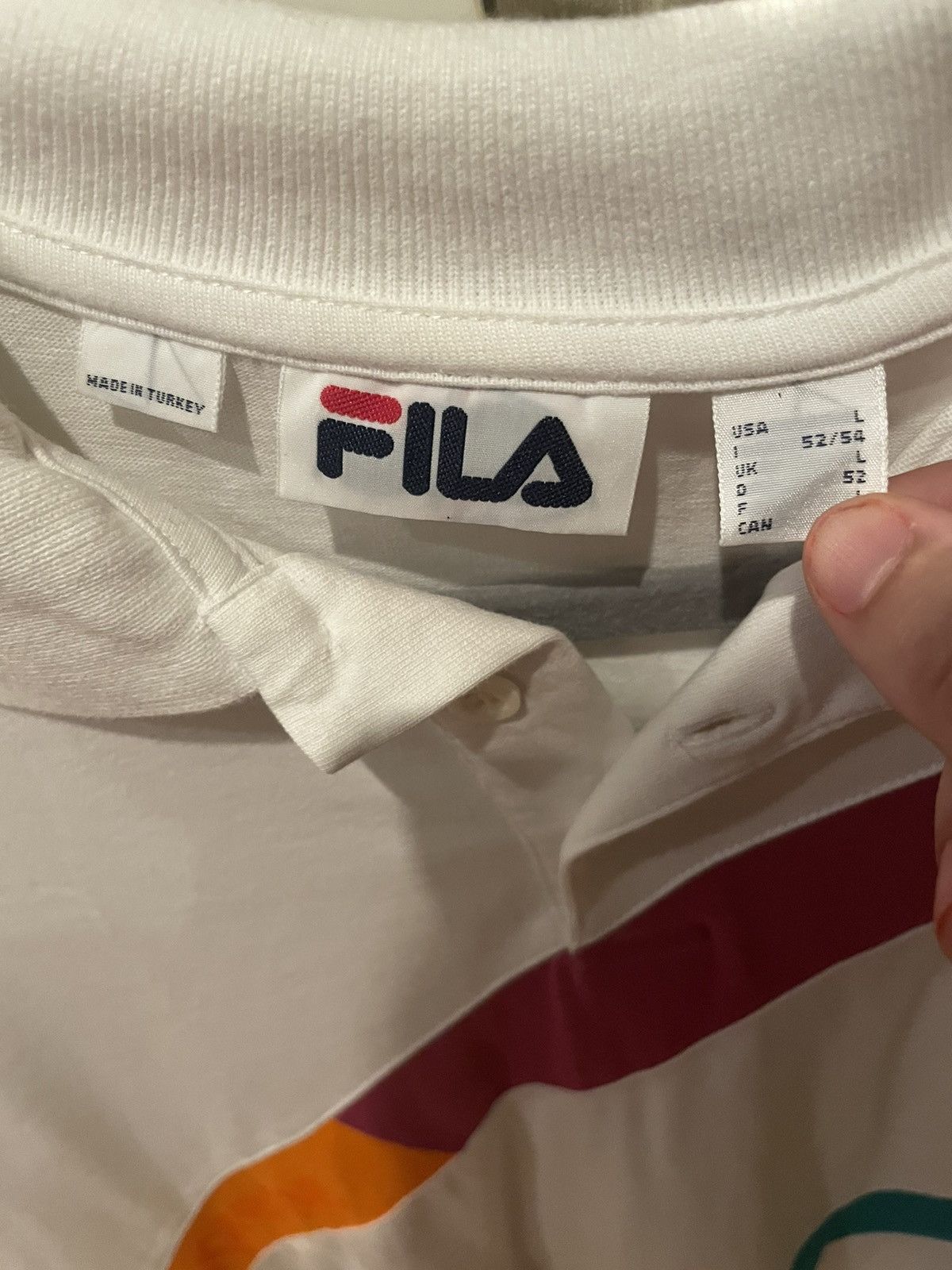 Fila × Supreme 2007 Supreme x Fila Fusion Logo Polo Shirt Size US L / EU 52-54 / 3 - 5 Thumbnail
