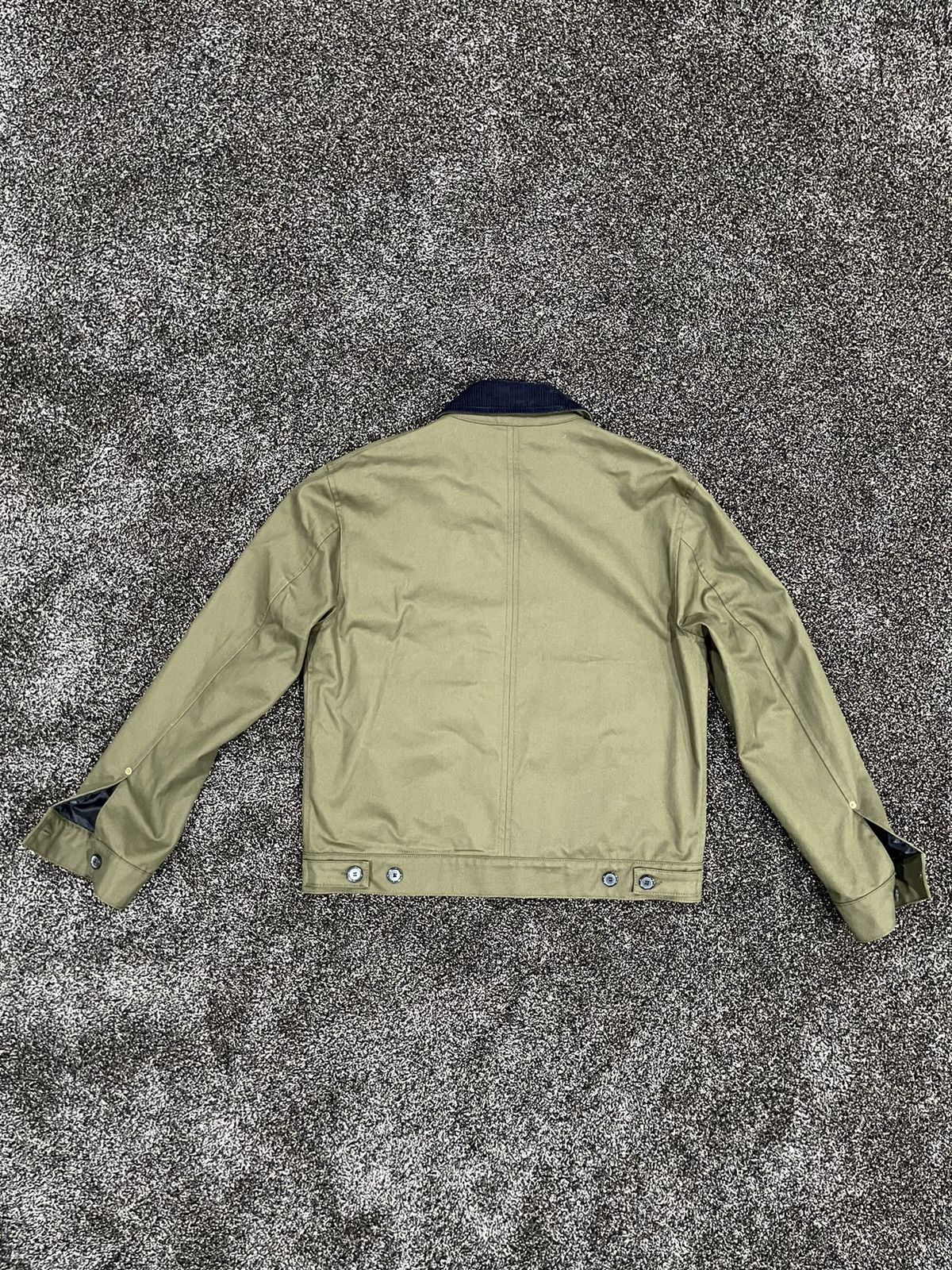 Loewe Loewe Leather Logo Green Worker’s Jacket Button Up *RARE* Size US L / EU 52-54 / 3 - 9 Thumbnail