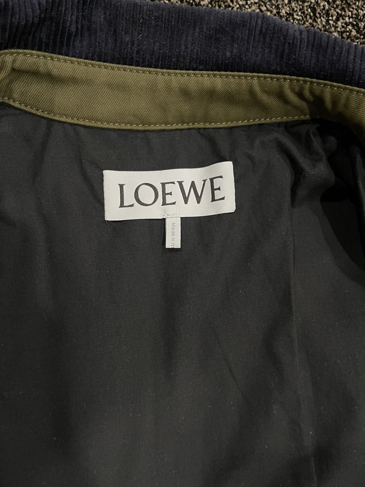 Loewe Loewe Leather Logo Green Worker’s Jacket Button Up *RARE* Size US L / EU 52-54 / 3 - 13 Thumbnail