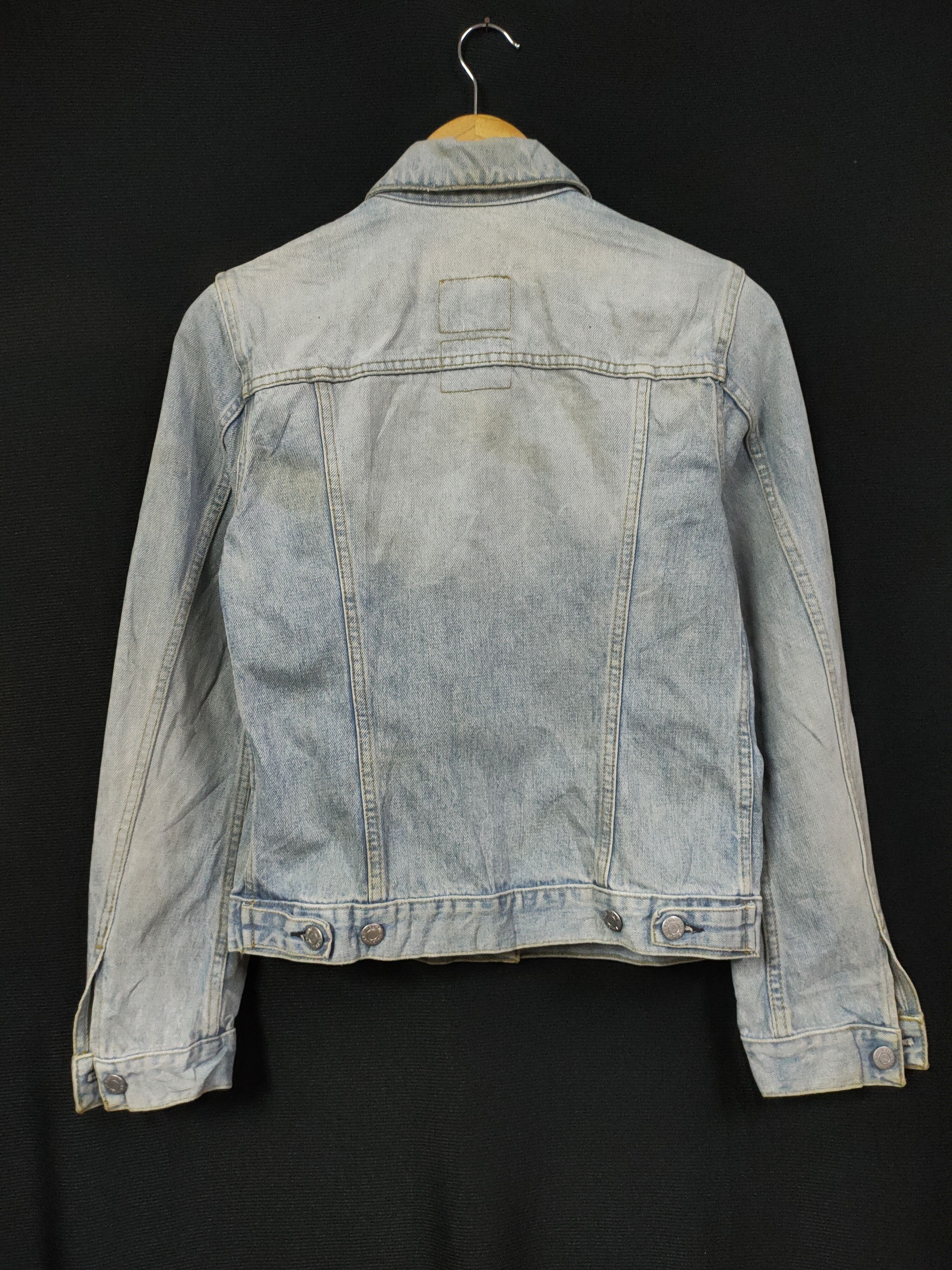 Helmut Lang Helmut Lang Vintage Clean Broken Denim Slim 2 Pocket Jacket Size US M / EU 48-50 / 2 - 6 Thumbnail