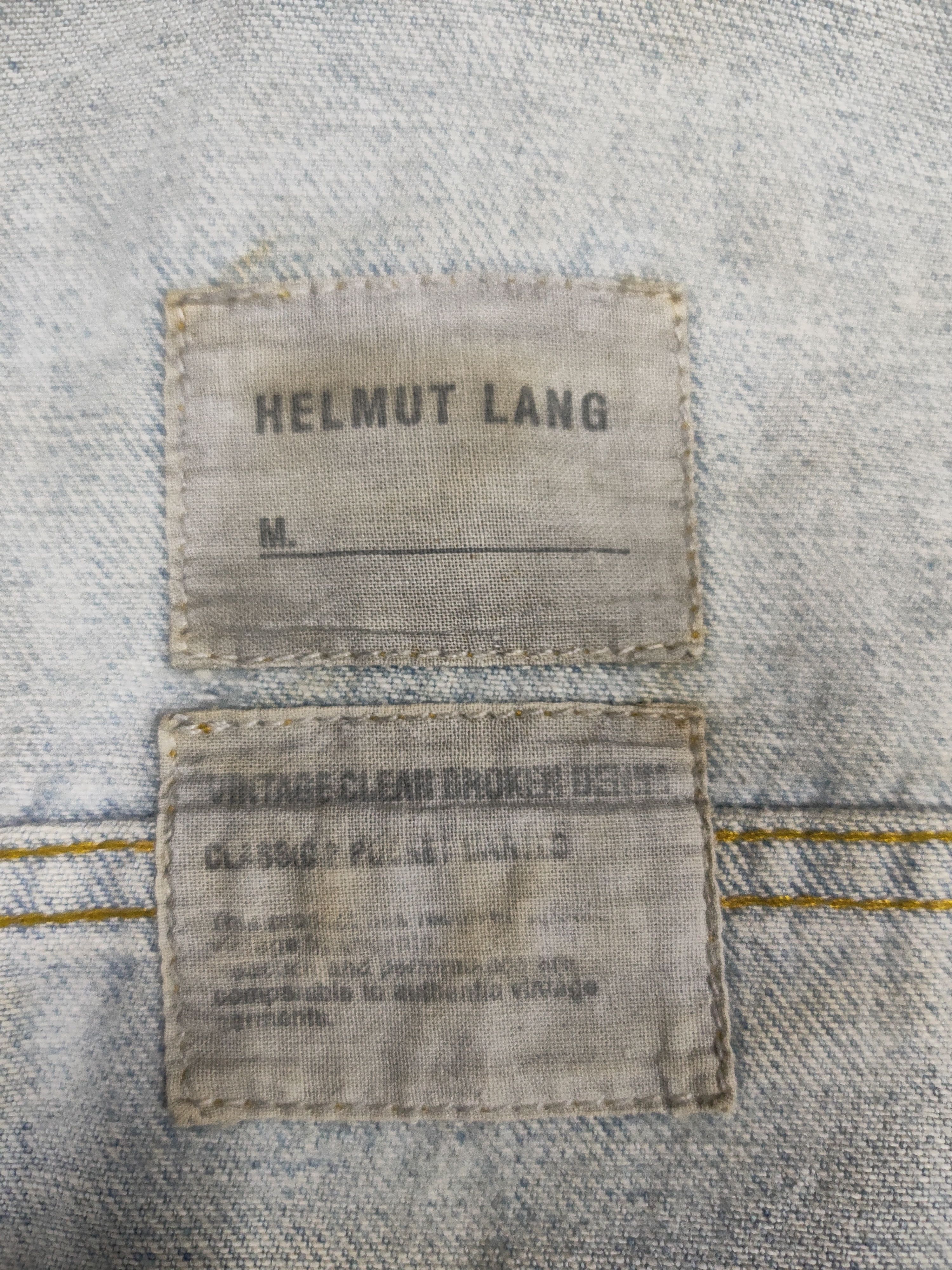 Helmut Lang Helmut Lang Vintage Clean Broken Denim Slim 2 Pocket Jacket Size US M / EU 48-50 / 2 - 7 Thumbnail