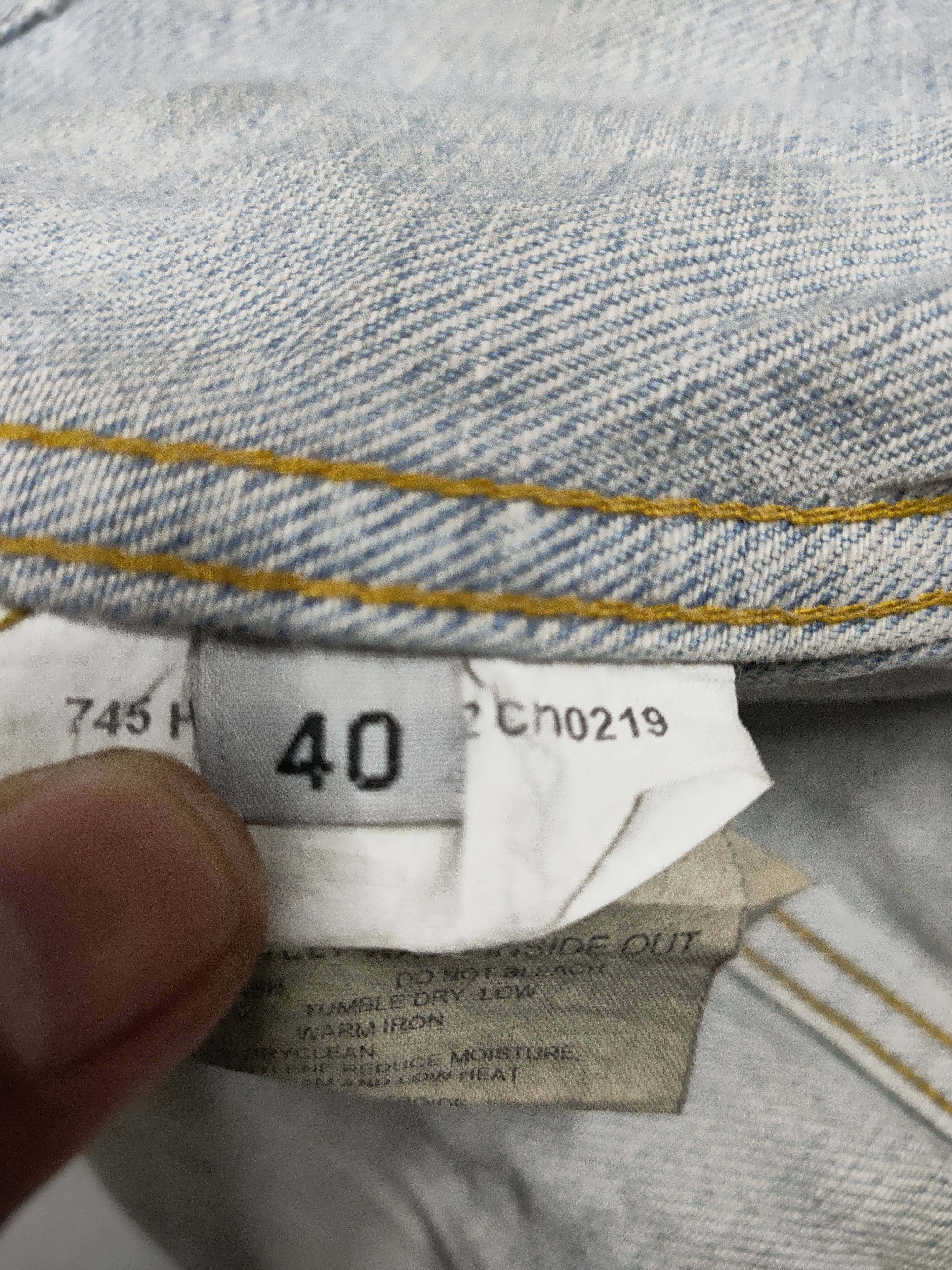 Helmut Lang Helmut Lang Vintage Clean Broken Denim Slim 2 Pocket Jacket Size US M / EU 48-50 / 2 - 11 Thumbnail