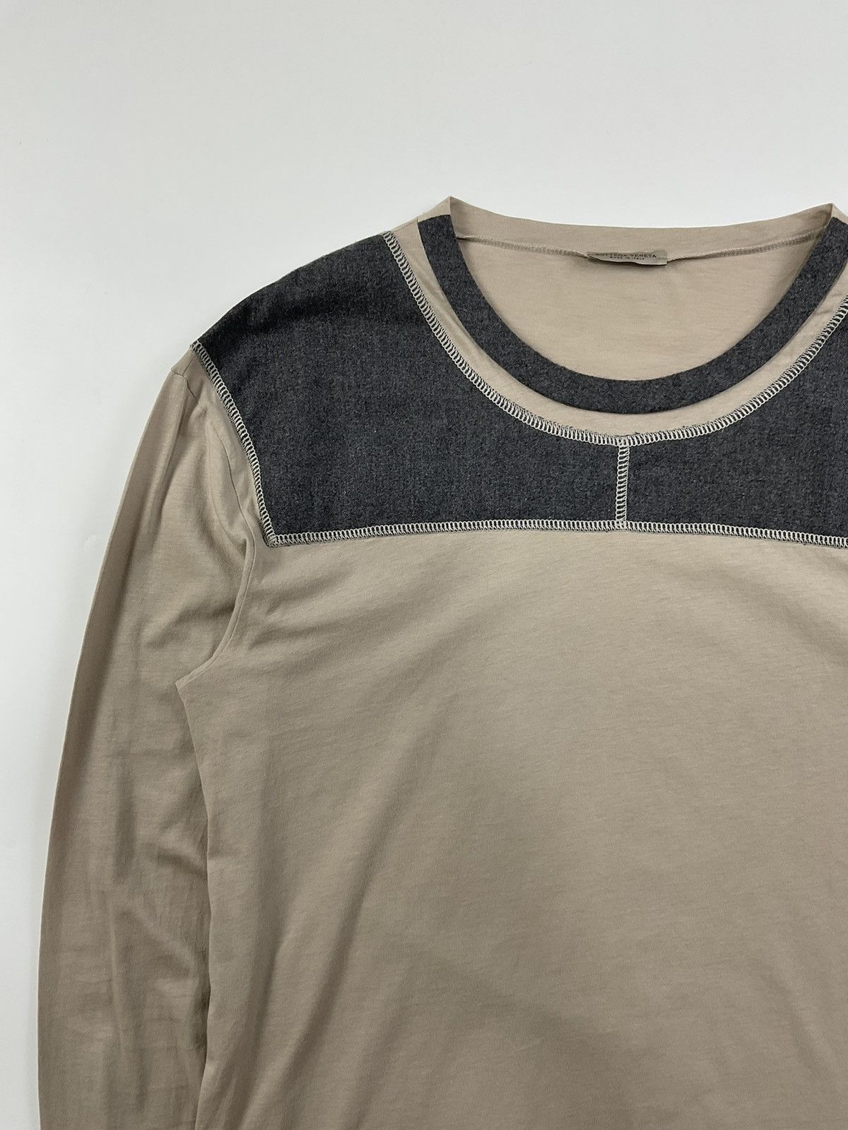 Bottega Veneta Bottega Veneta Cut & Sew Sweatshirt Size US M / EU 48-50 / 2 - 2 Thumbnail