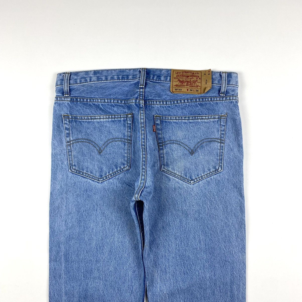 Levi's Vintage Levi’s 501 Light Wash Denim Pants 34x34 Hype USA Size US 34 / EU 50 - 14 Thumbnail