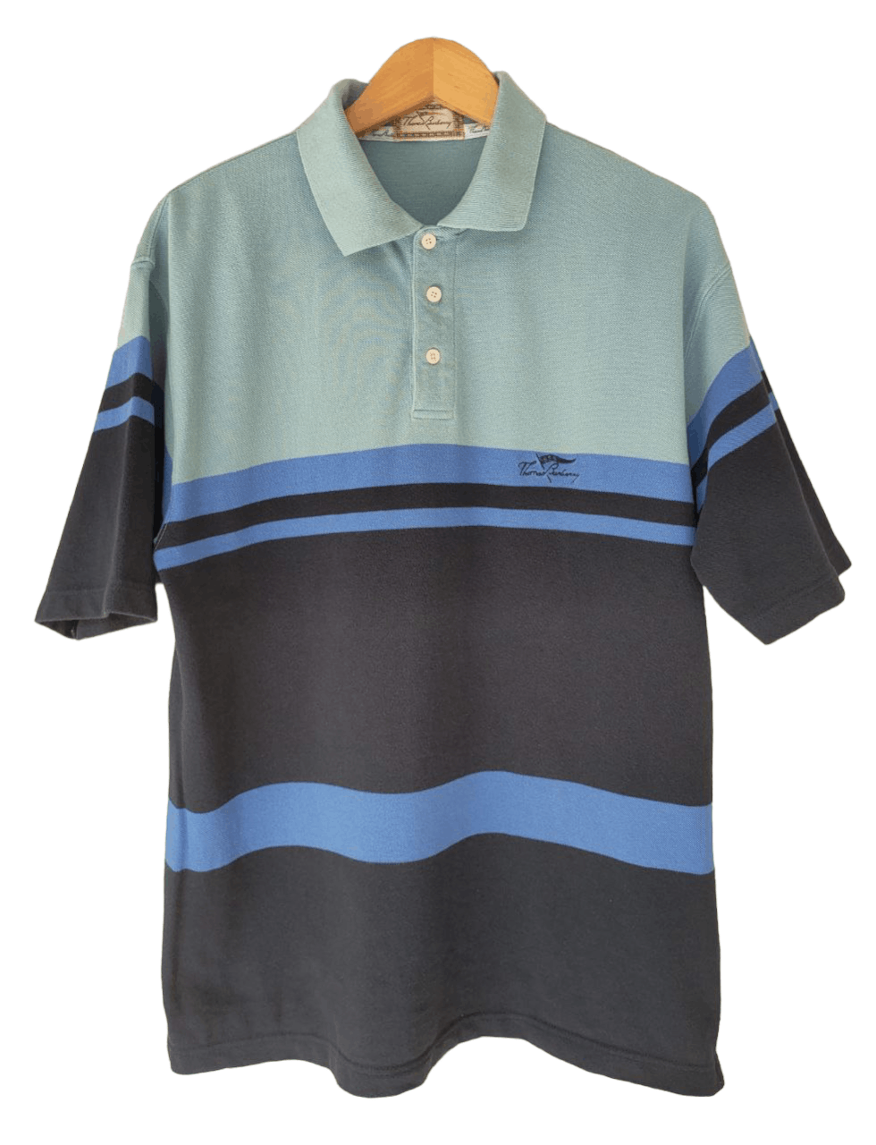 Burberry Burberry Stripes Border polo Size US L / EU 52-54 / 3 - 1 Thumbnail