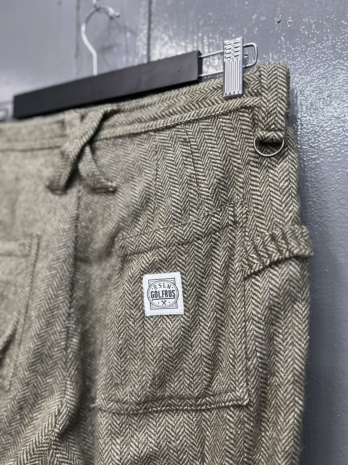 Japanese Brand STEALS🔥RUSSELUNO WOOL ZIPPER PUNK STYLE PANTS Size US 31 - 13 Thumbnail