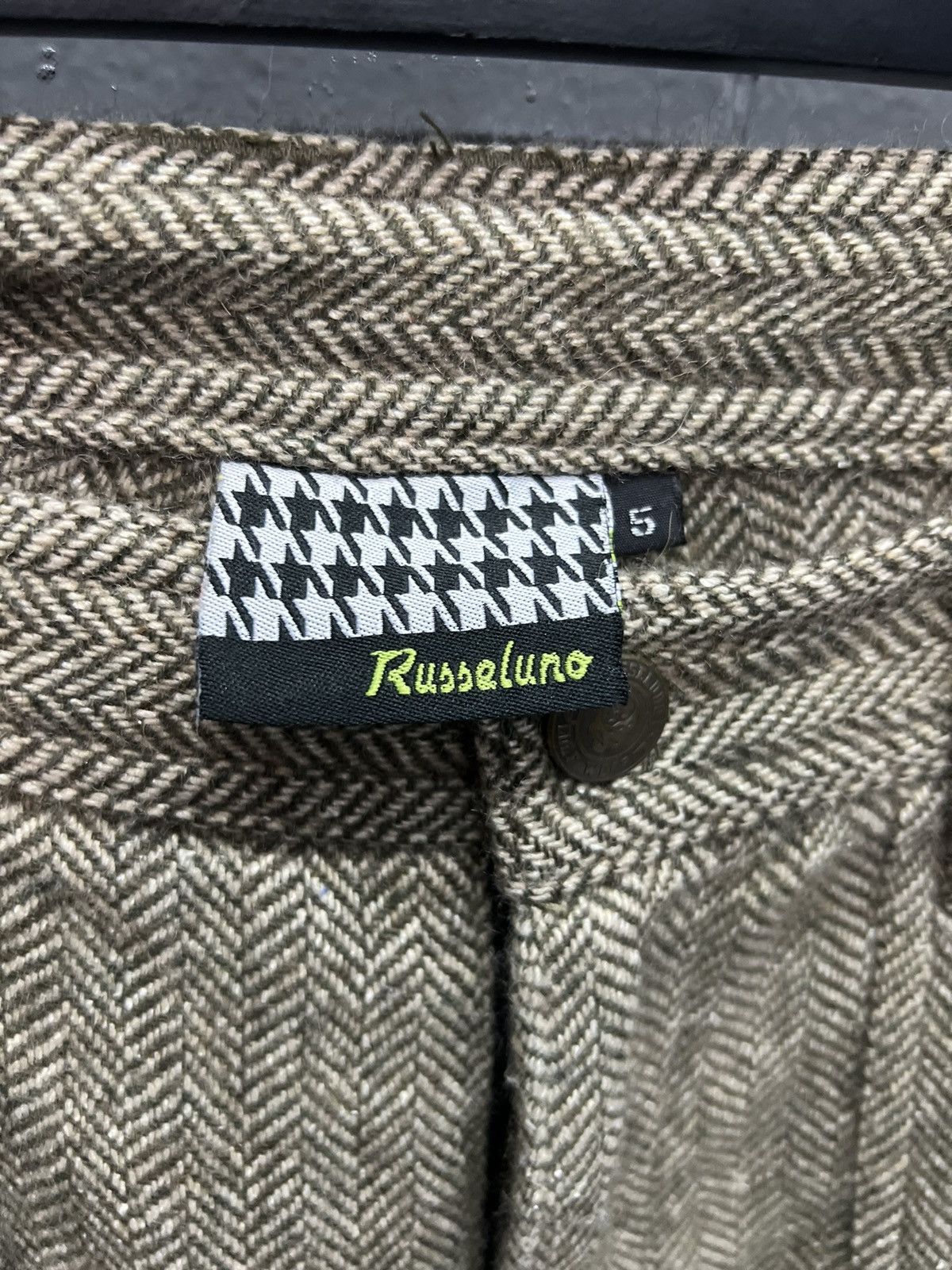 Japanese Brand STEALS🔥RUSSELUNO WOOL ZIPPER PUNK STYLE PANTS Size US 31 - 17 Thumbnail