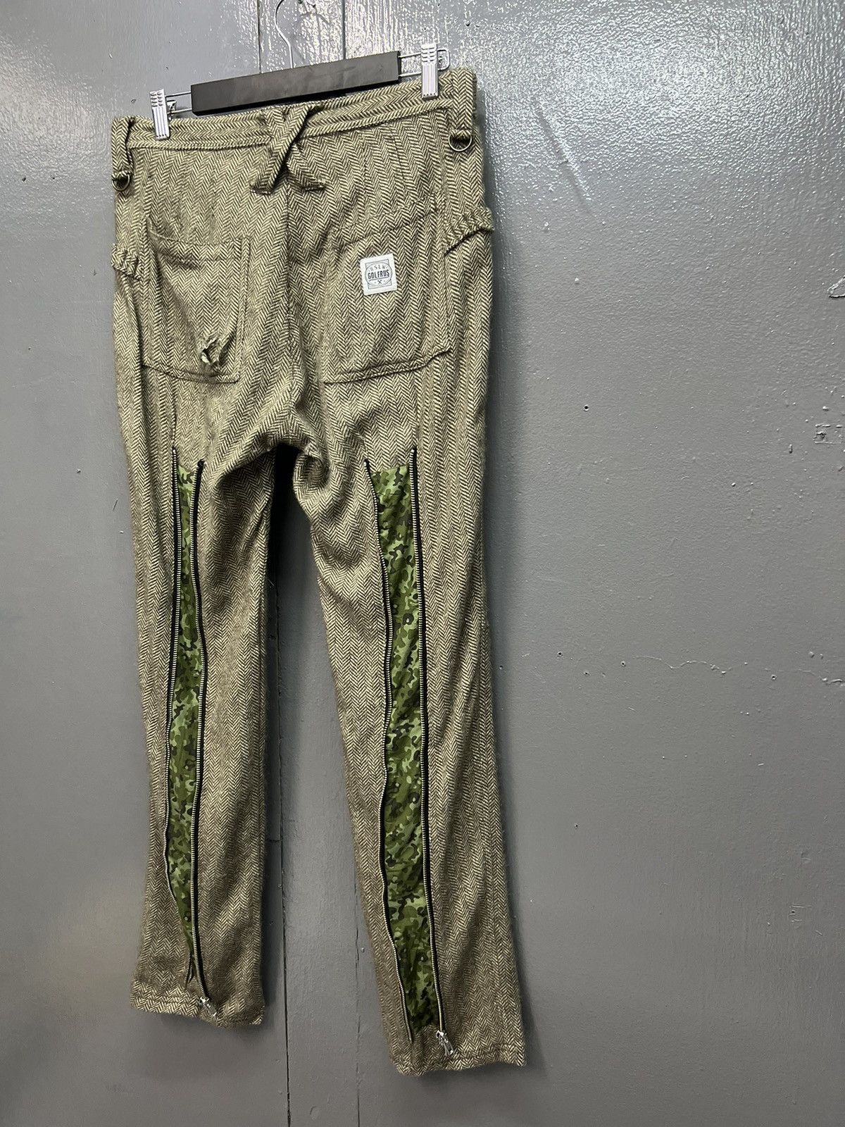 Japanese Brand STEALS🔥RUSSELUNO WOOL ZIPPER PUNK STYLE PANTS Size US 31 - 11 Thumbnail