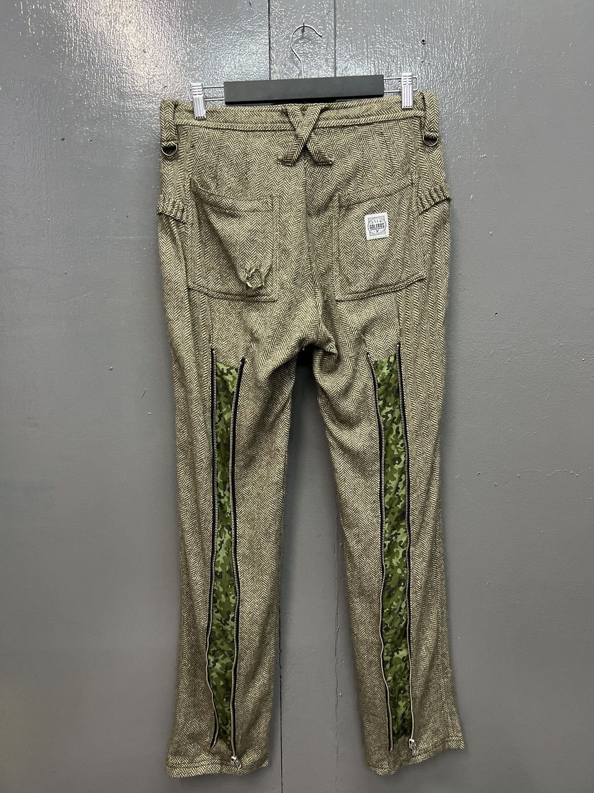 Japanese Brand STEALS🔥RUSSELUNO WOOL ZIPPER PUNK STYLE PANTS Size US 31 - 9 Thumbnail