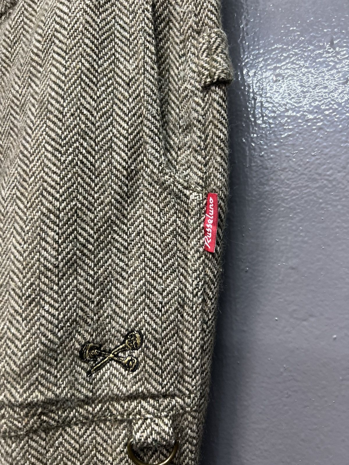 Japanese Brand STEALS🔥RUSSELUNO WOOL ZIPPER PUNK STYLE PANTS Size US 31 - 7 Thumbnail
