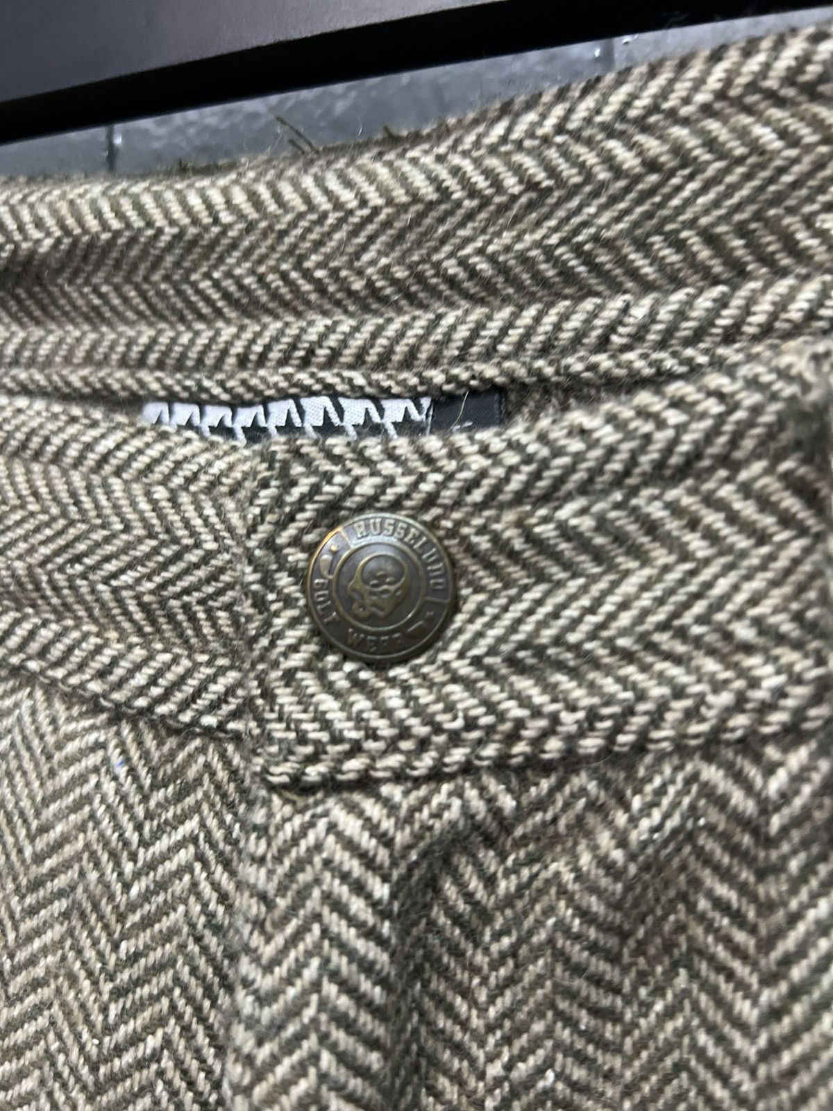 Japanese Brand STEALS🔥RUSSELUNO WOOL ZIPPER PUNK STYLE PANTS Size US 31 - 8 Thumbnail