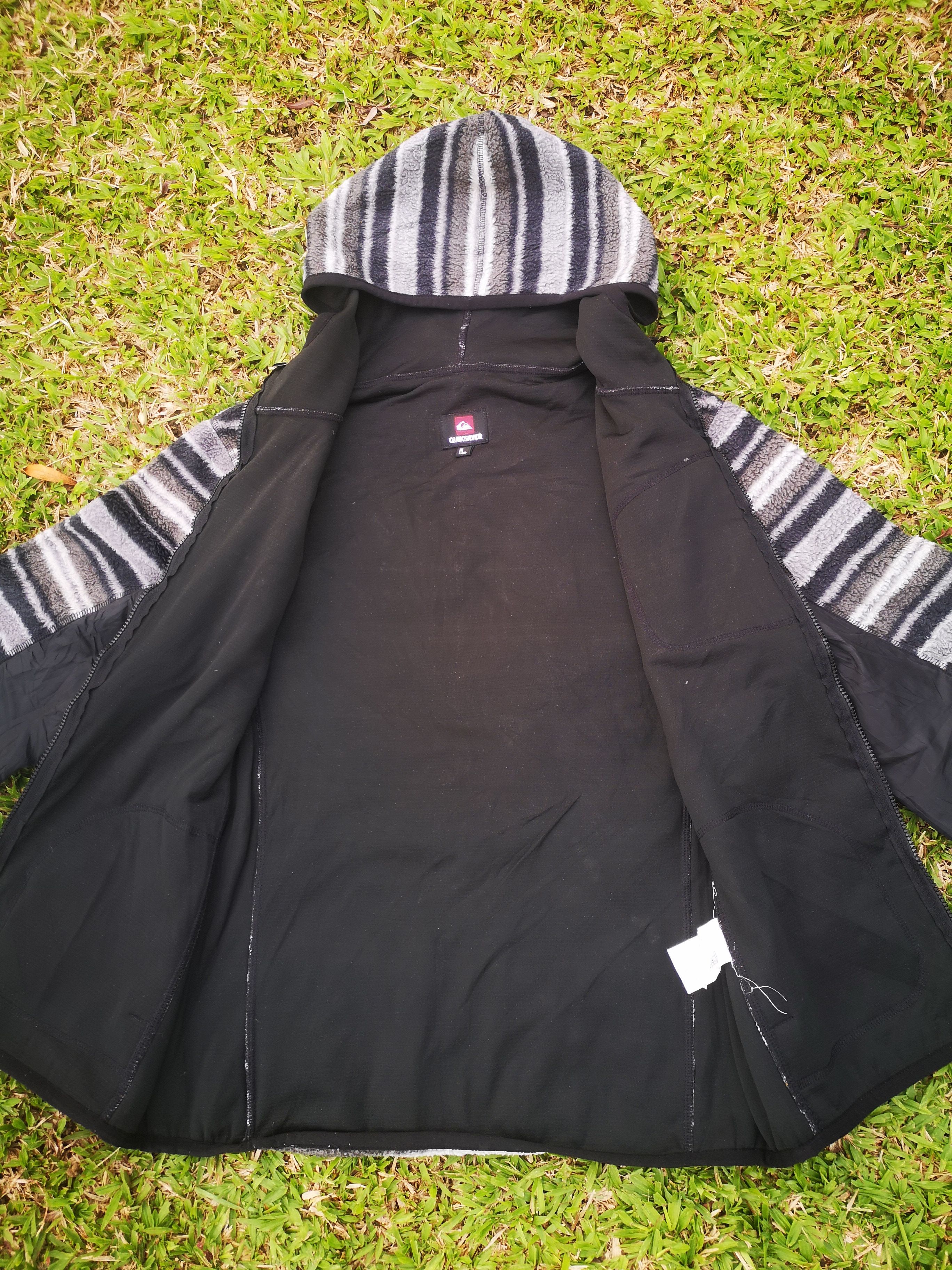 Quiksilver Vintage Quiksilver sherpa Jacket(hoodie) Size US L / EU 52-54 / 3 - 8 Thumbnail