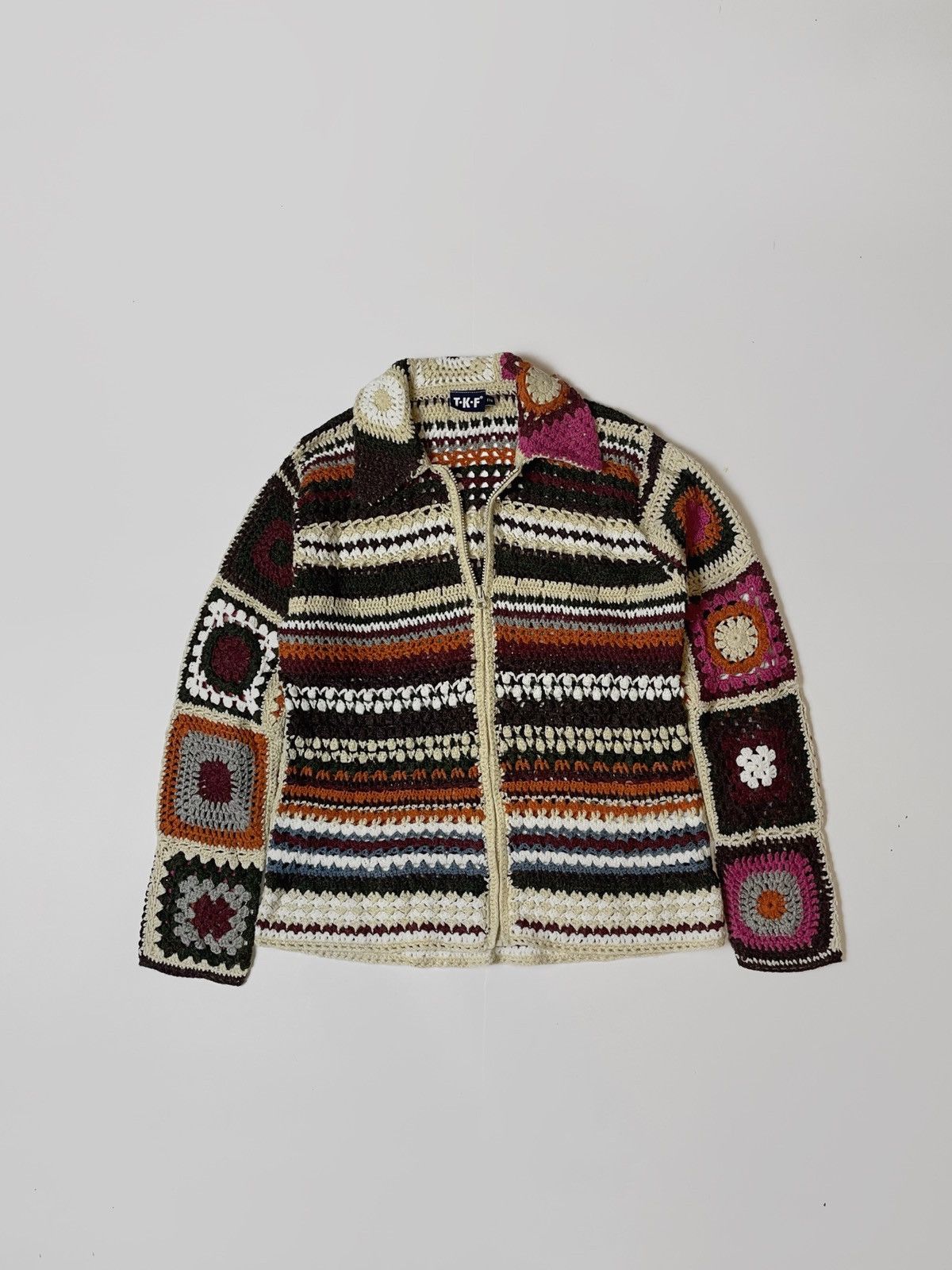 Japanese Brand × Vintage Vintage zip sweater 2tk Japanese style Size US S / EU 44-46 / 1 - 1 Thumbnail