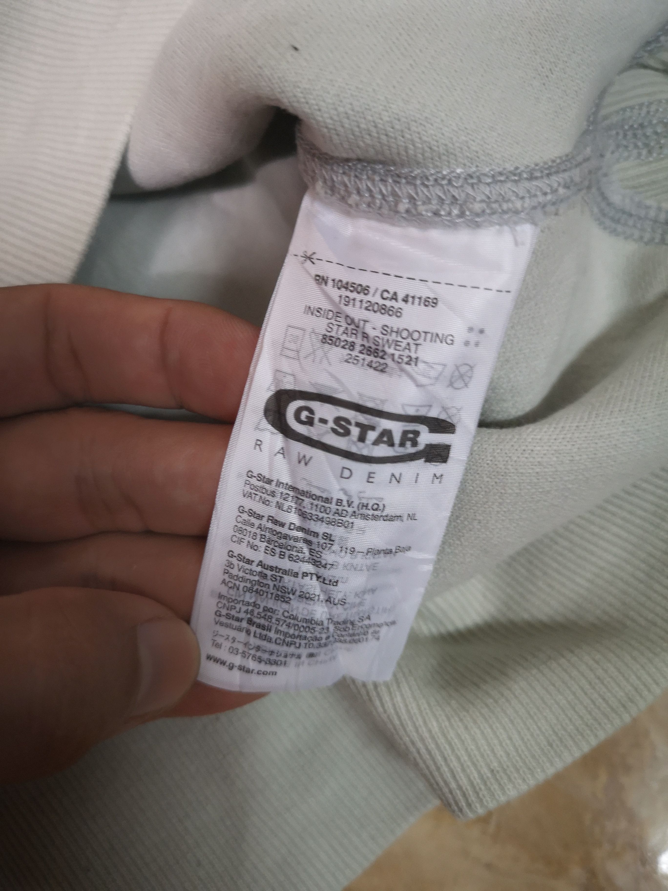 G-Star GSR + Marc Newson Fleece Sweatshirt Size US M / EU 48-50 / 2 - 9 Thumbnail