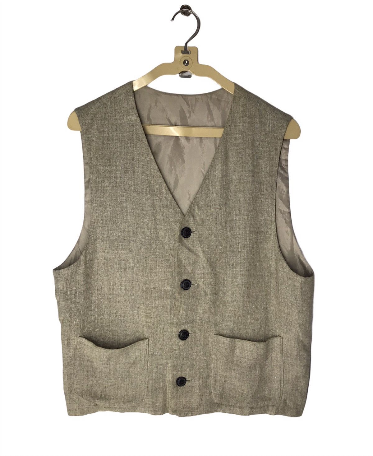 Designer × PPFM PPFM vest double pocket | Grailed