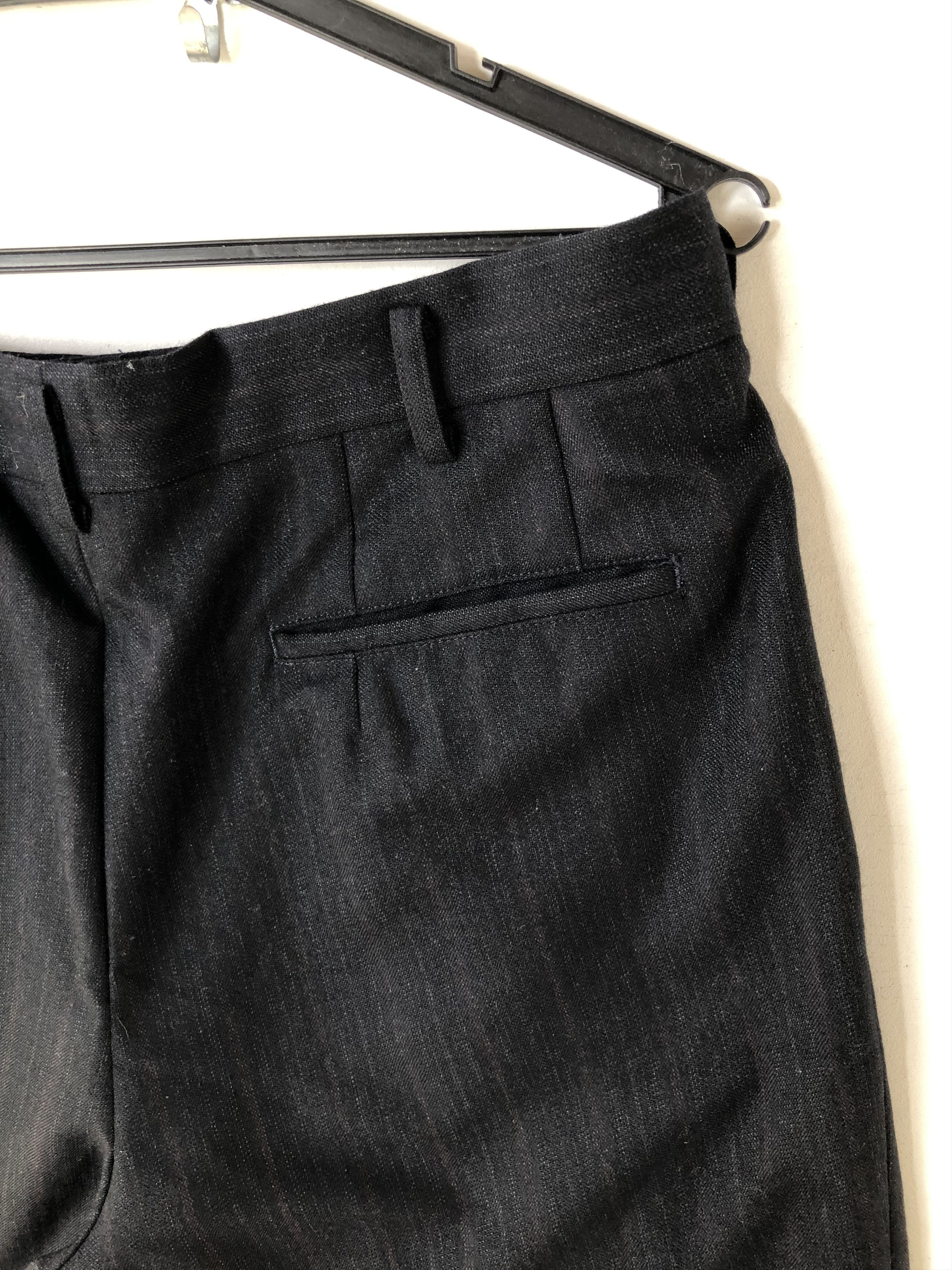 Comme des Garcons RARE🔥VINTAGE 1990 CDG HOME DEUX STRIPE WOOL LAINE PANTS Size US 31 - 6 Thumbnail