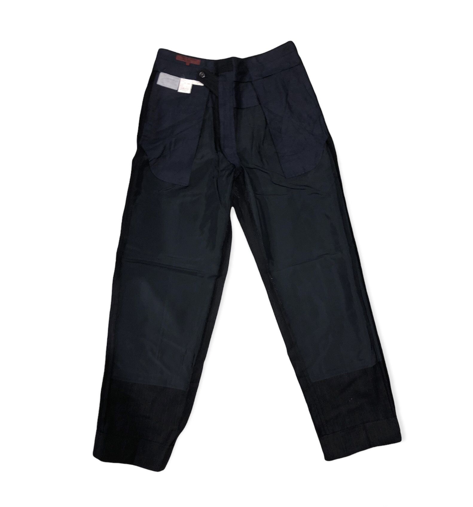 Comme des Garcons RARE🔥VINTAGE 1990 CDG HOME DEUX STRIPE WOOL LAINE PANTS Size US 31 - 14 Thumbnail